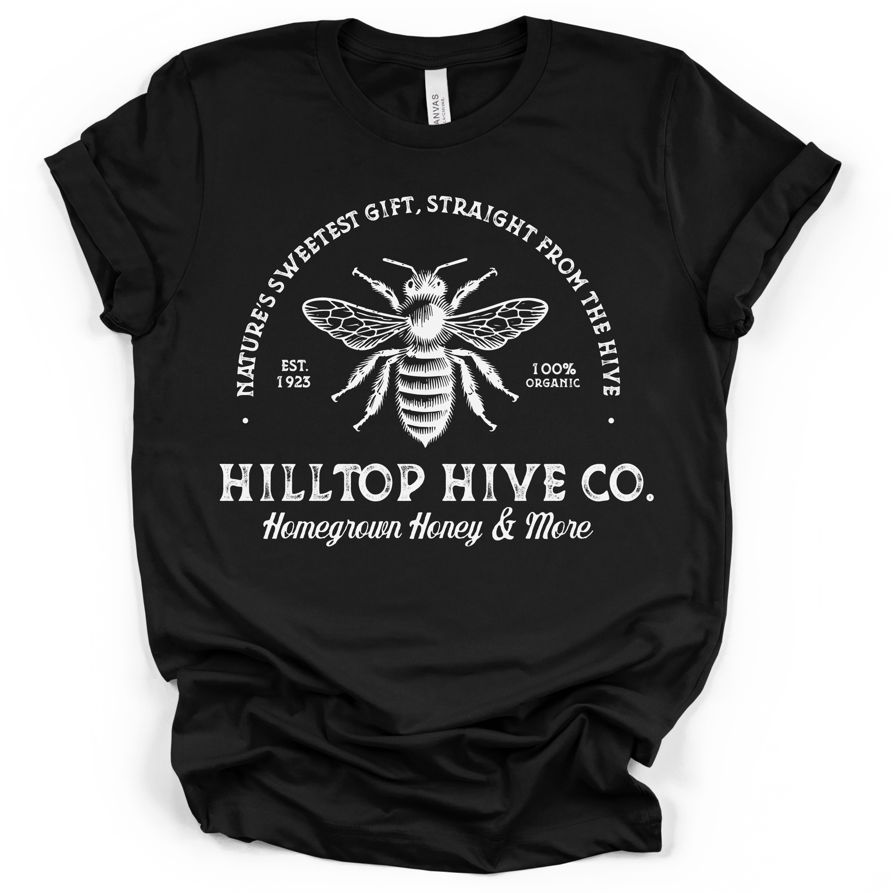 Hilltop Hive Co. Honey Bee T-Shirt – Bella + Canvas Modern Fit