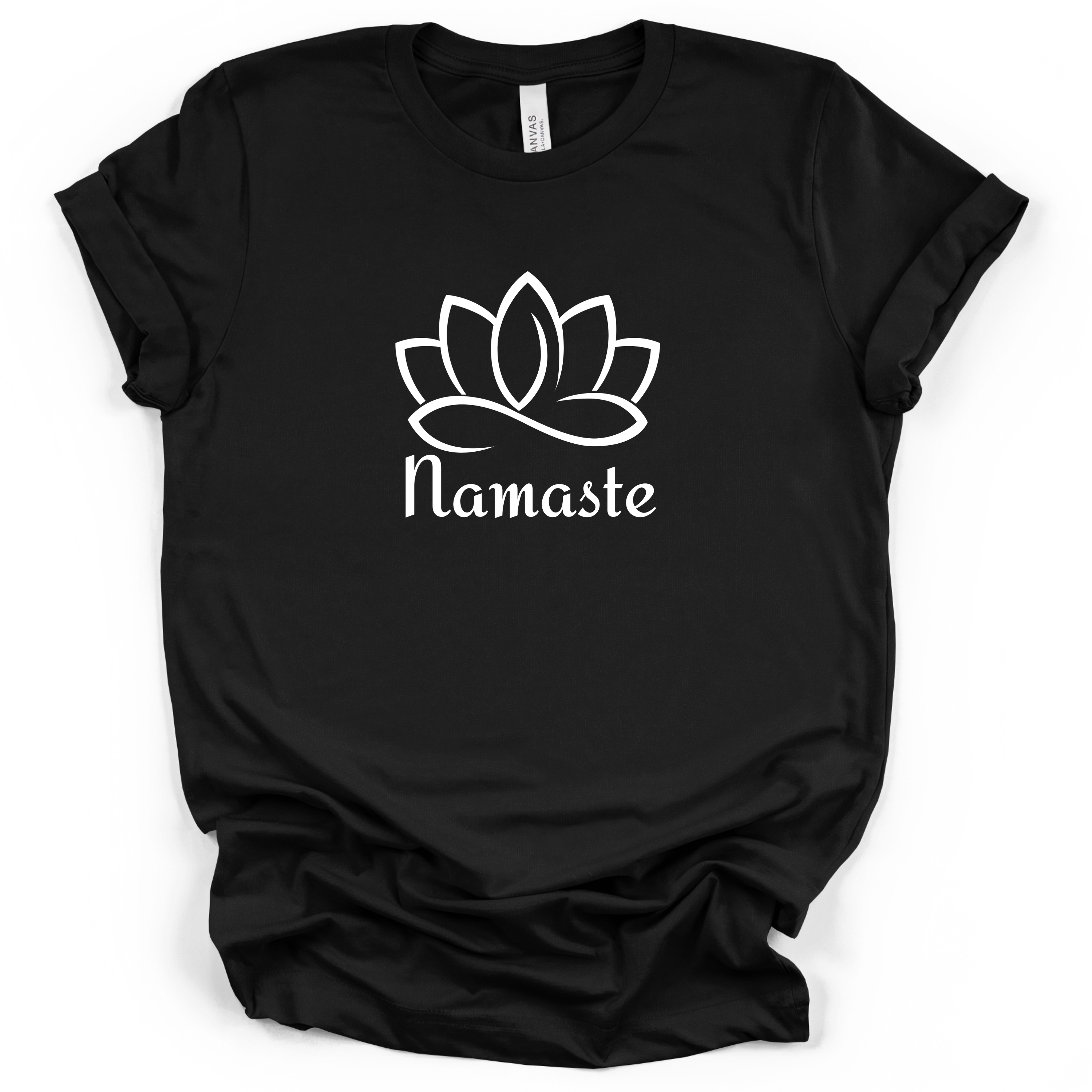 Namaste Lotus Yoga & Meditation Tee - Bella + Canvas Modern Fit