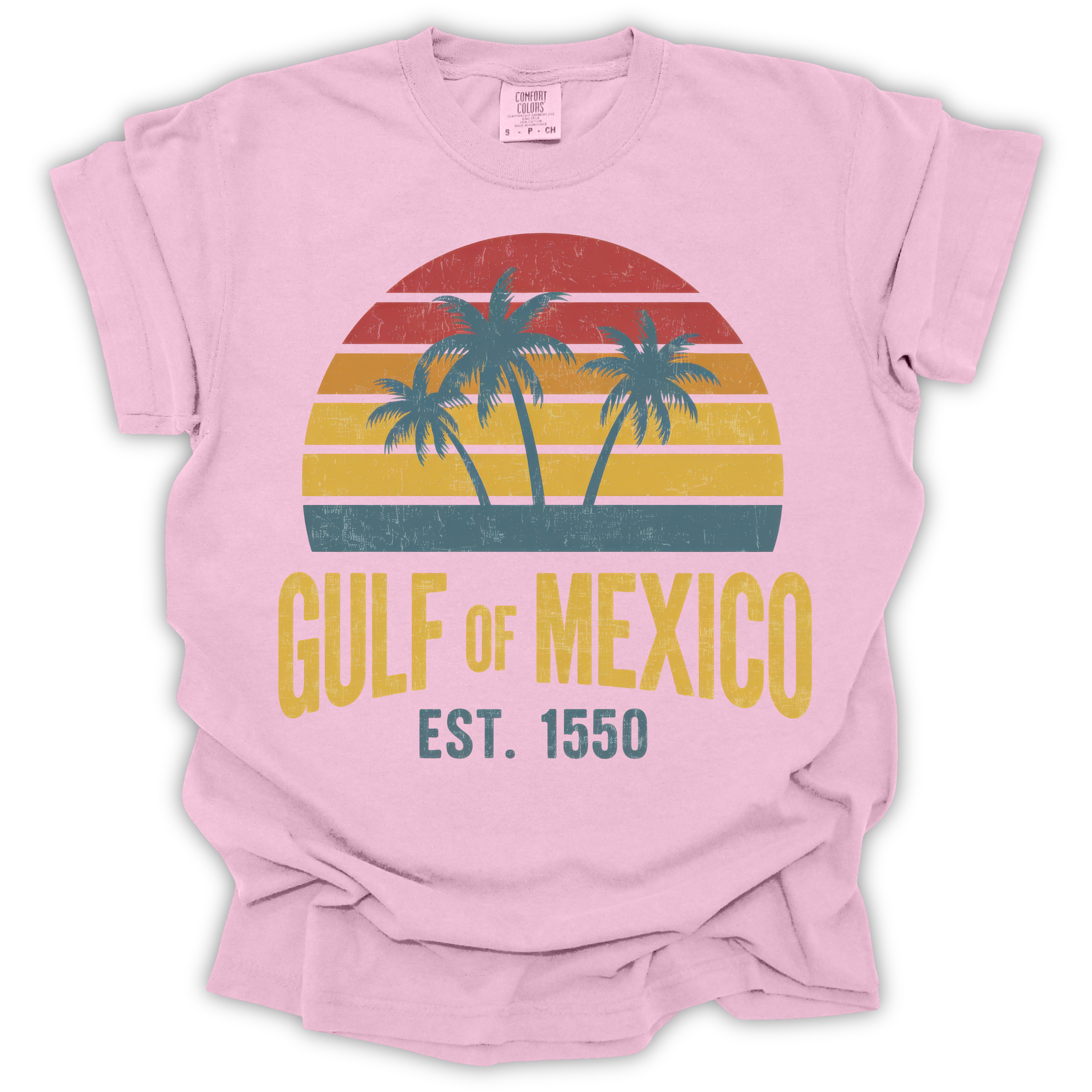 Gulf of Mexico Est. 1550 T-Shirt – Comfort Colors Relaxed Fit