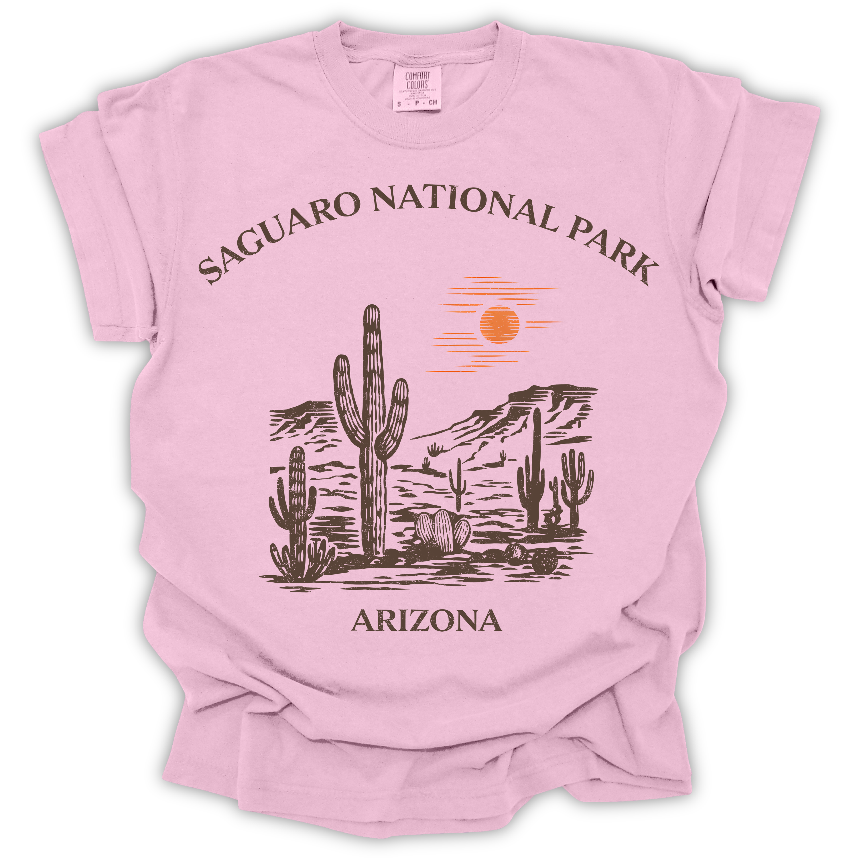 Saguaro National Park Desert T-Shirt – Comfort Colors Relaxed Fit