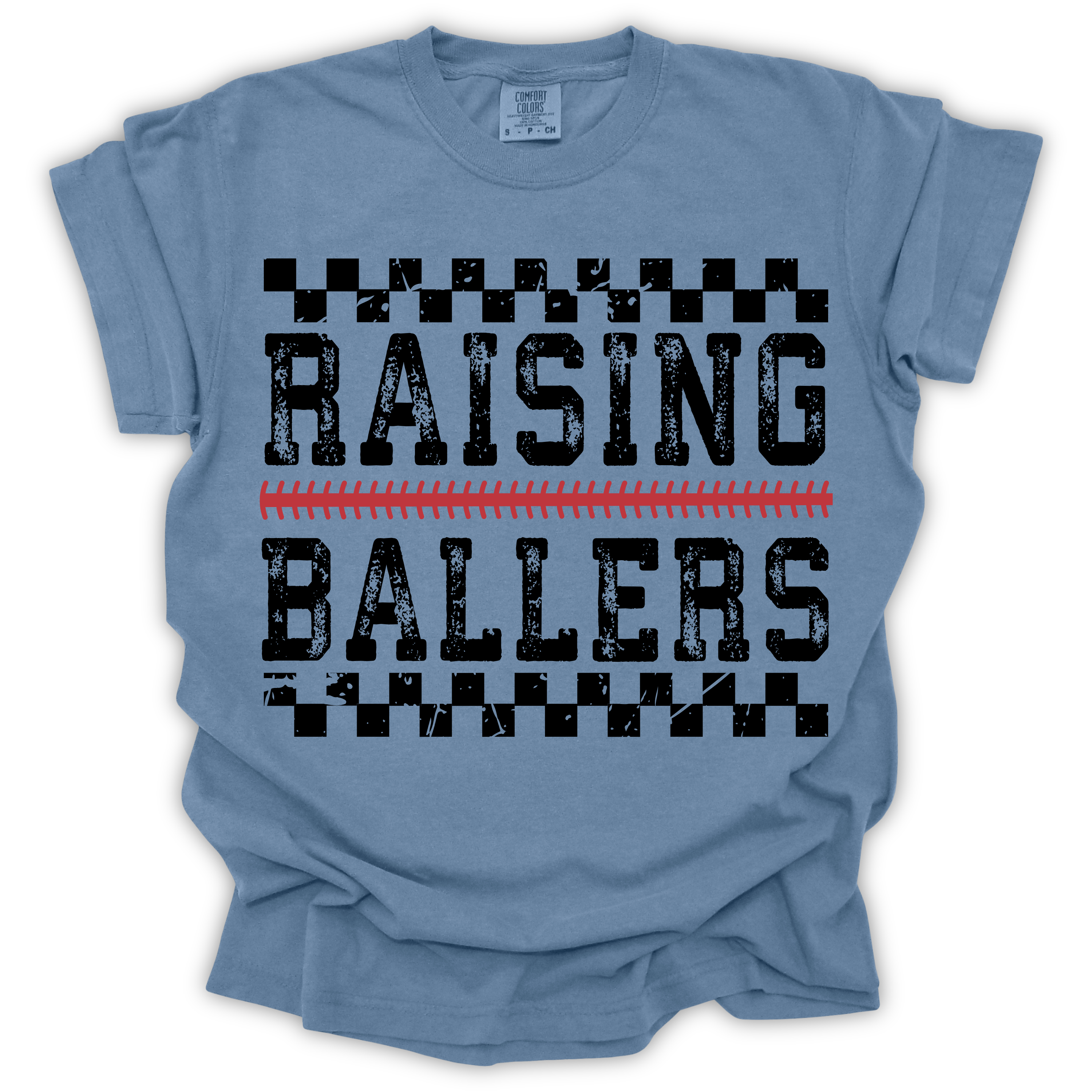 Raising Ballers Baseball Mom/Dad T-Shirt – Comfort Colors Relaxed Fit