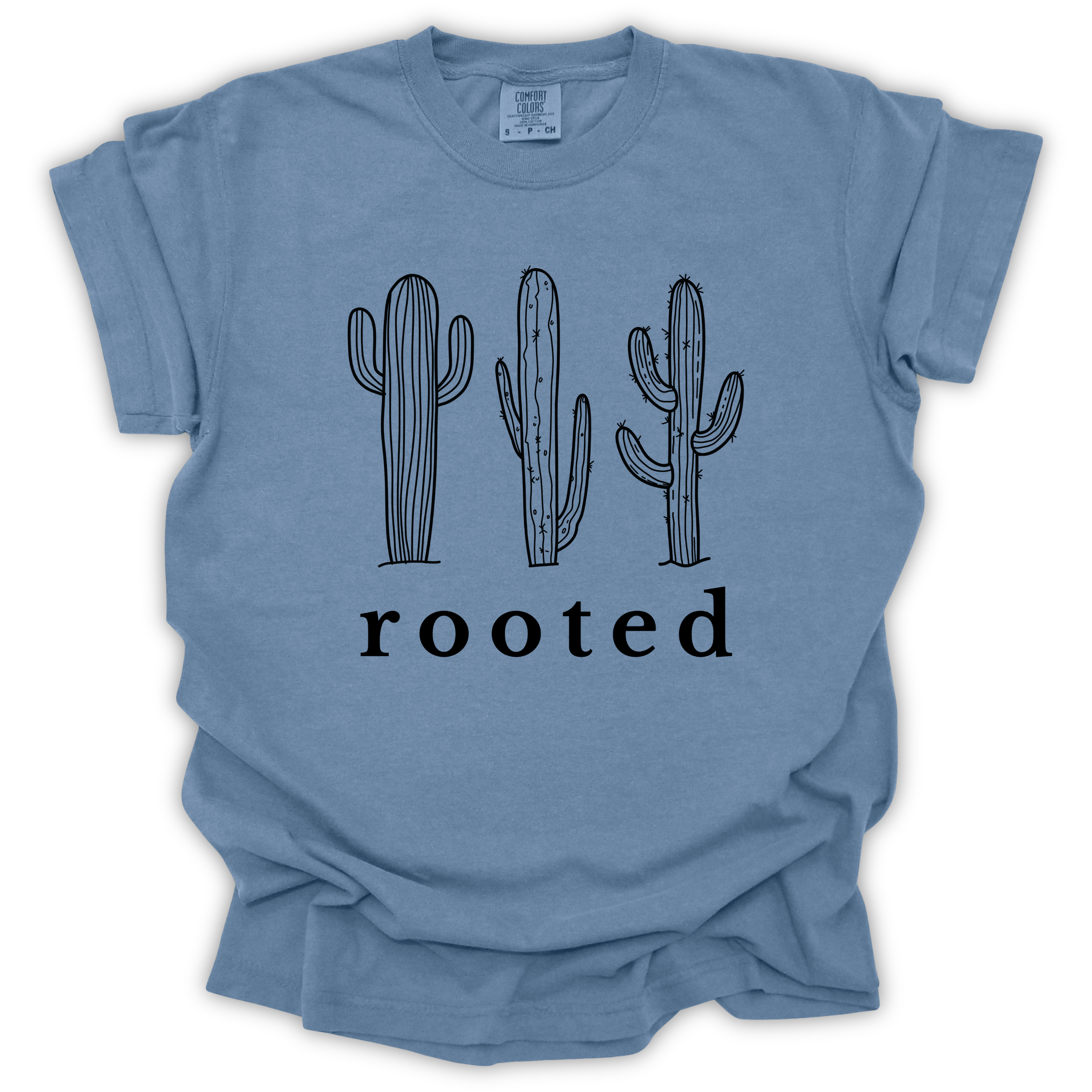 Rooted Cactus T-Shirt – Comfort Colors Relaxed Fit