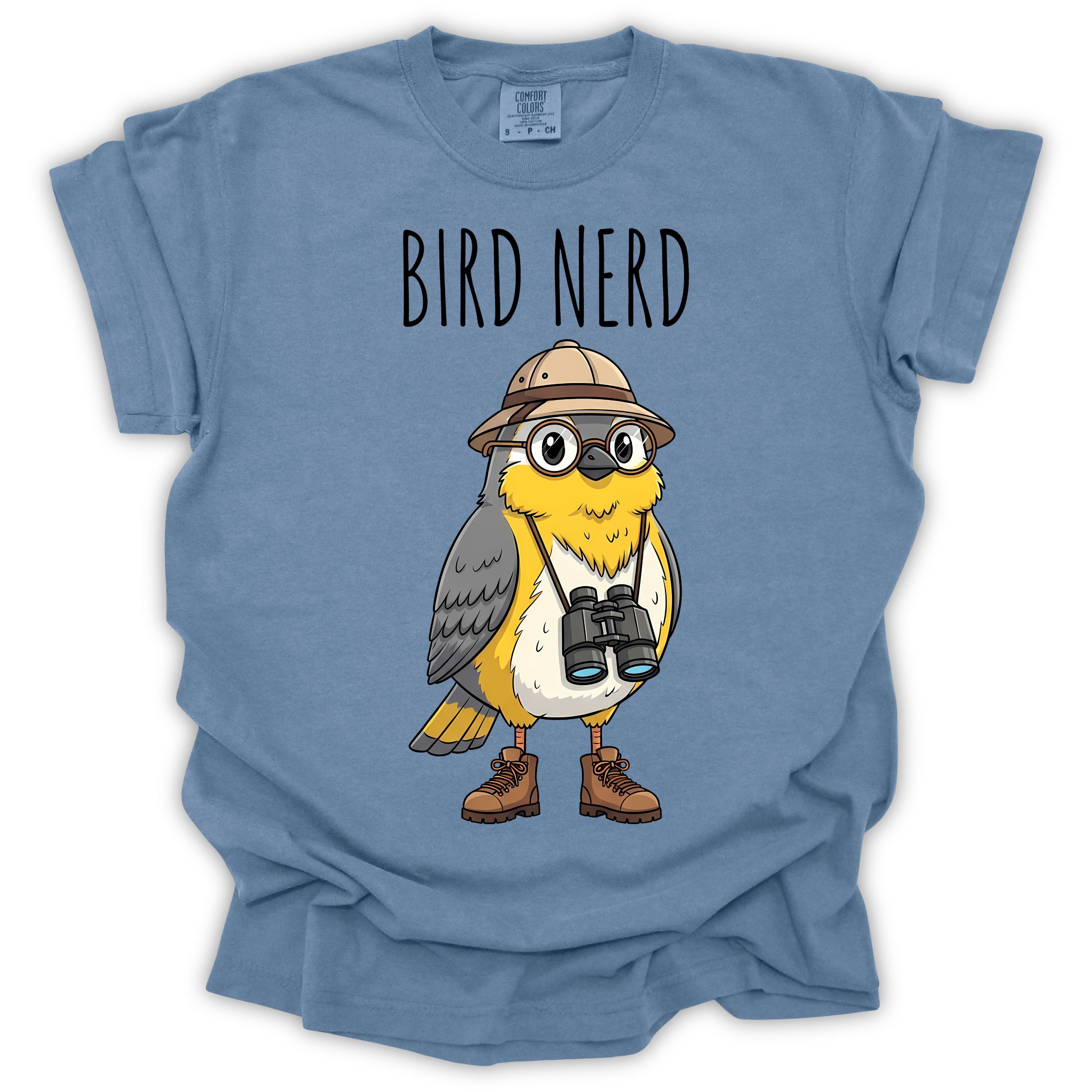 Bird Nerd Birdwatcher T-Shirt – Comfort Colors Relaxed Fit