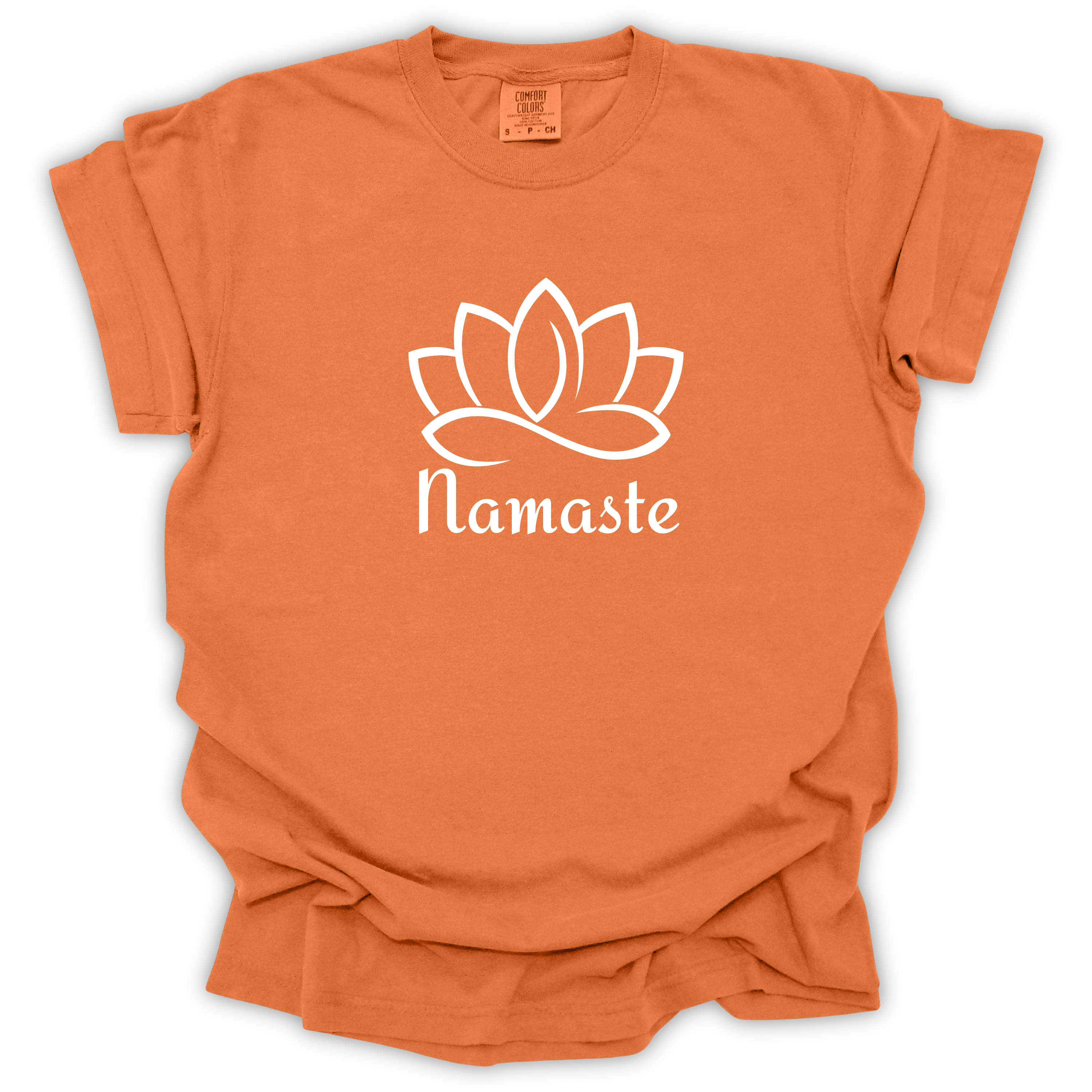 Namaste Lotus Yoga & Meditation Tee - Comfort Colors Relaxed Fit