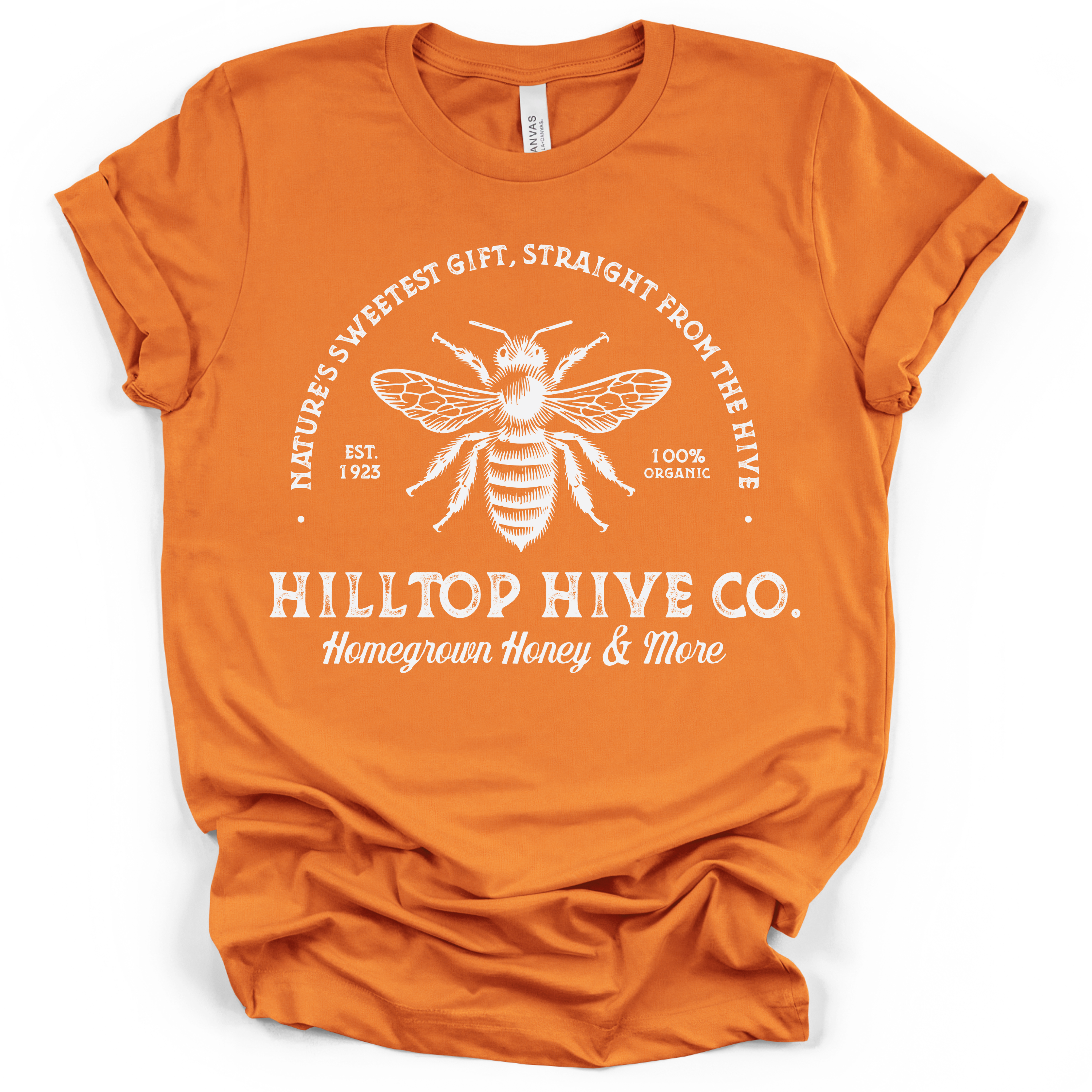 Hilltop Hive Co. Honey Bee T-Shirt – Bella + Canvas Modern Fit
