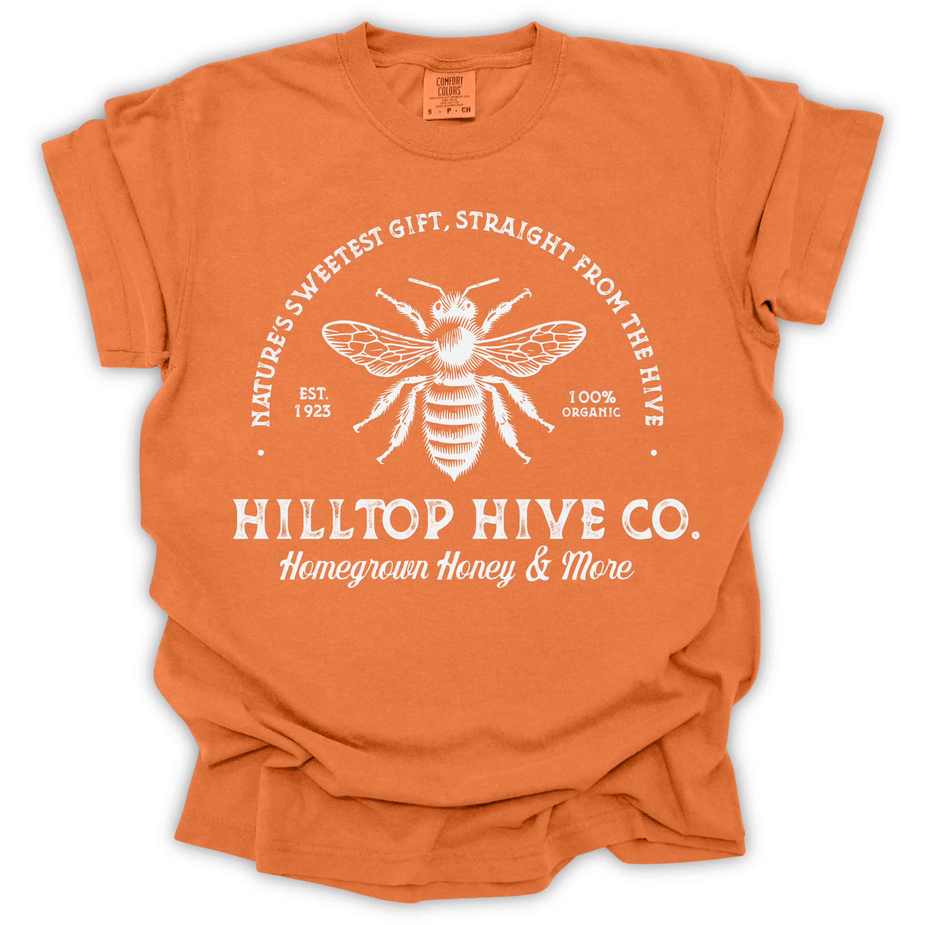 Hilltop Hive Co. Honey Bee T-Shirt – Comfort Colors Relaxed Fit