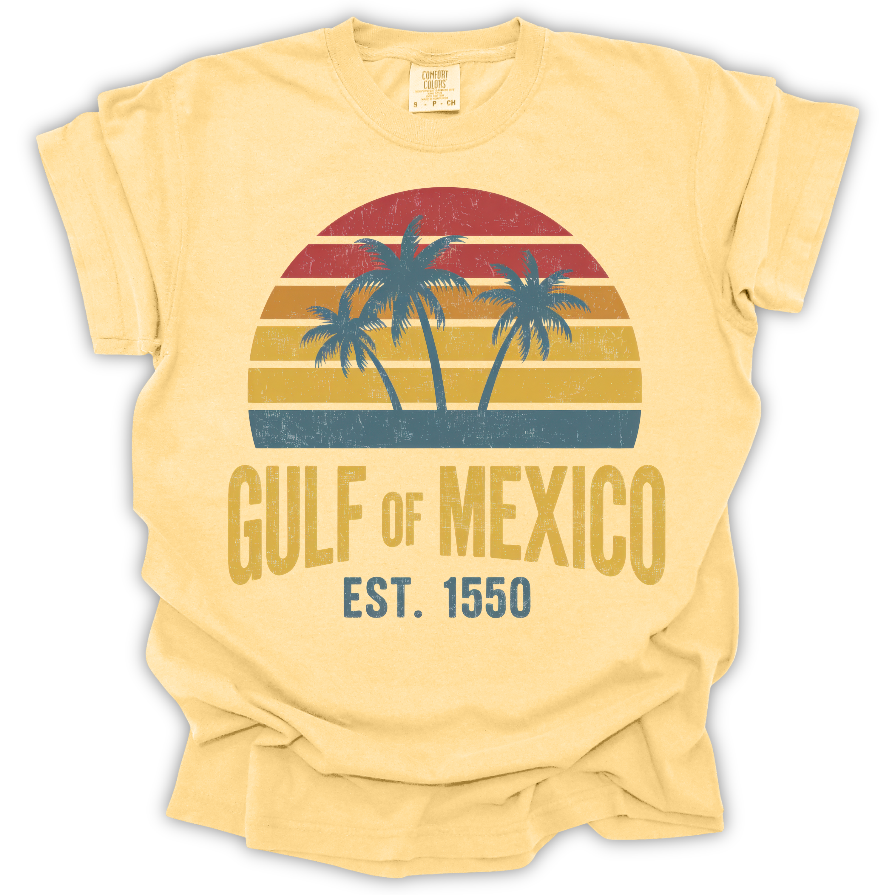 Gulf of Mexico Est. 1550 T-Shirt – Comfort Colors Relaxed Fit