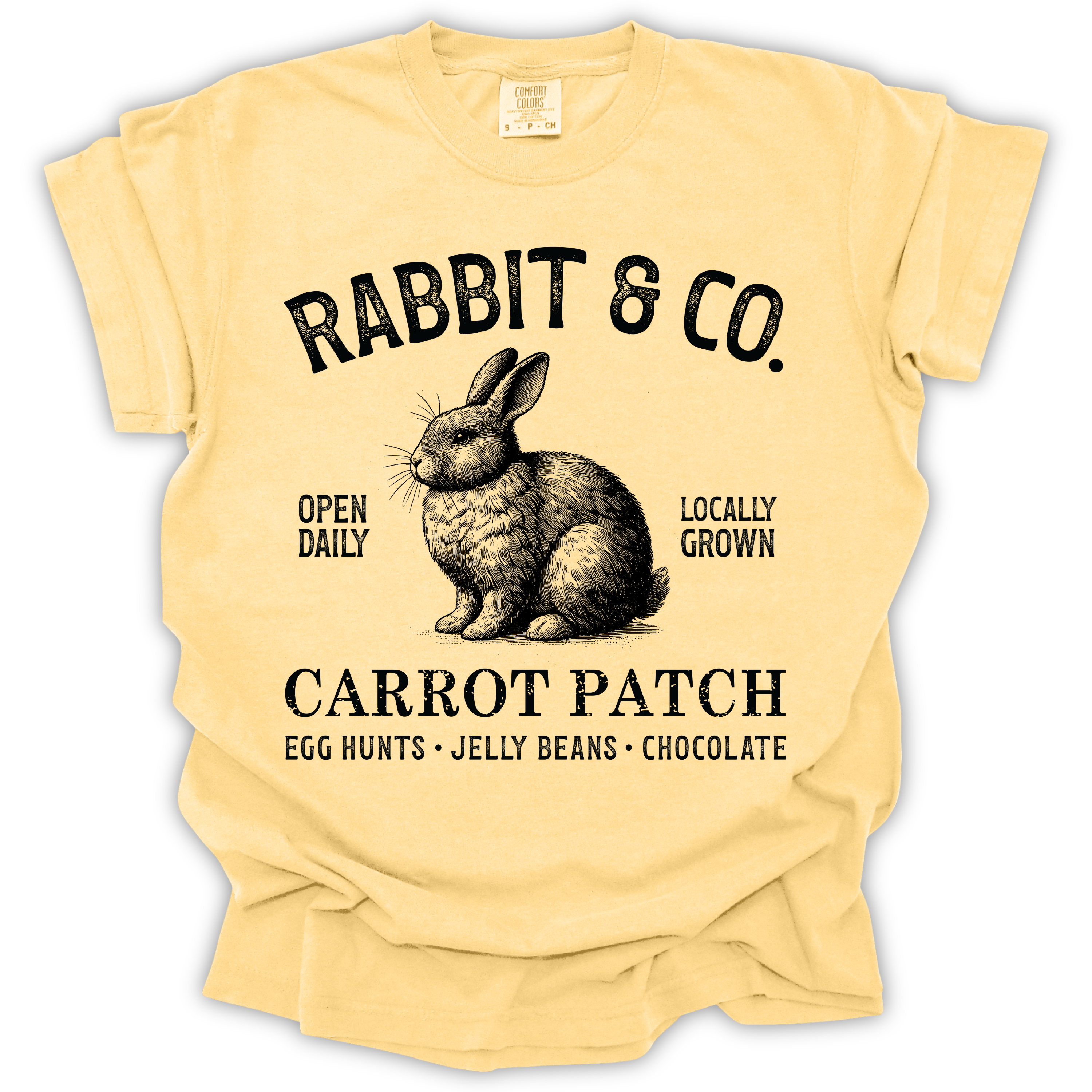 Rabbit & Co. Easter T-Shirt – Comfort Colors Relaxed Fit