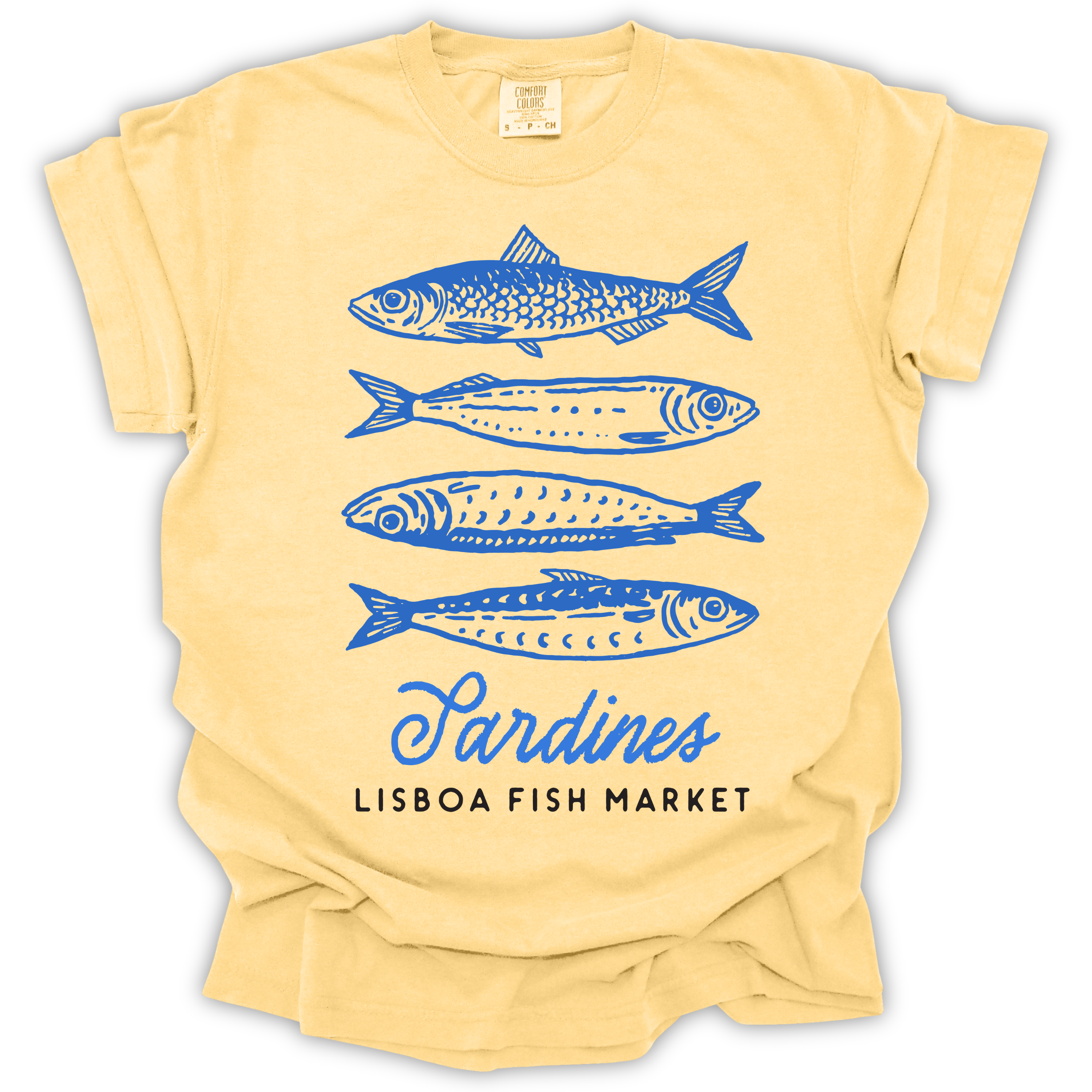 Sardines Fish Market T-Shirt – Comfort Colors Relaxed Fit