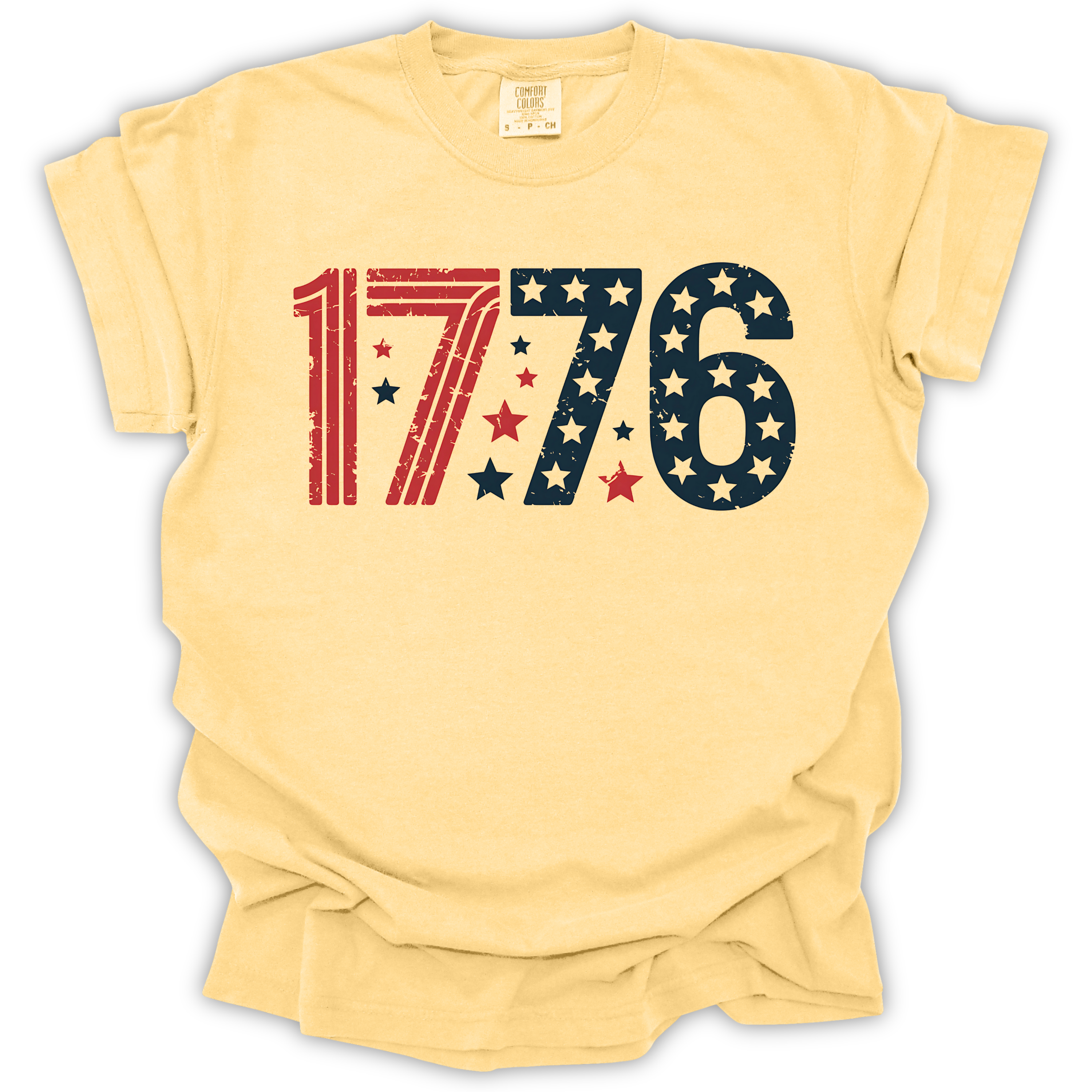 1776 Patriotic America T-Shirt – Comfort Colors Relaxed Fit