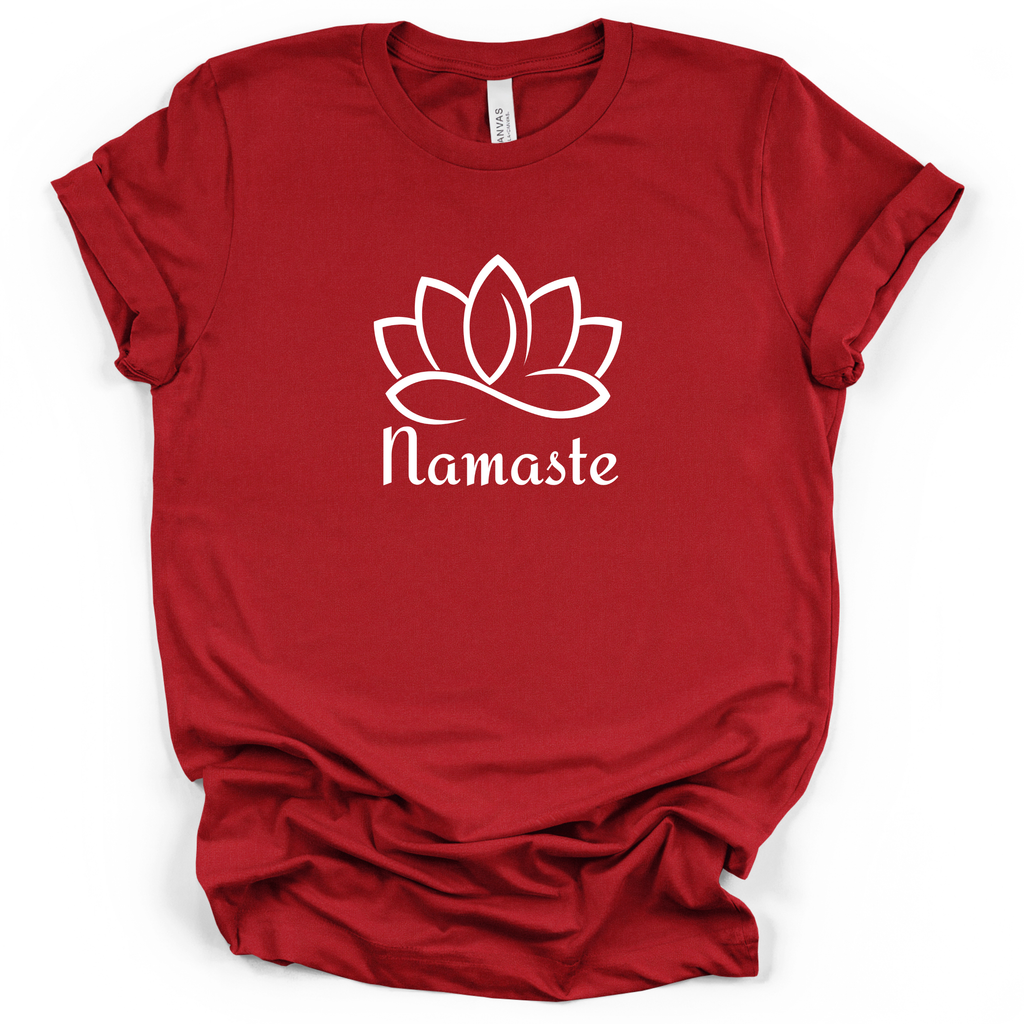 Namaste Lotus Yoga & Meditation Tee - Bella + Canvas Modern Fit