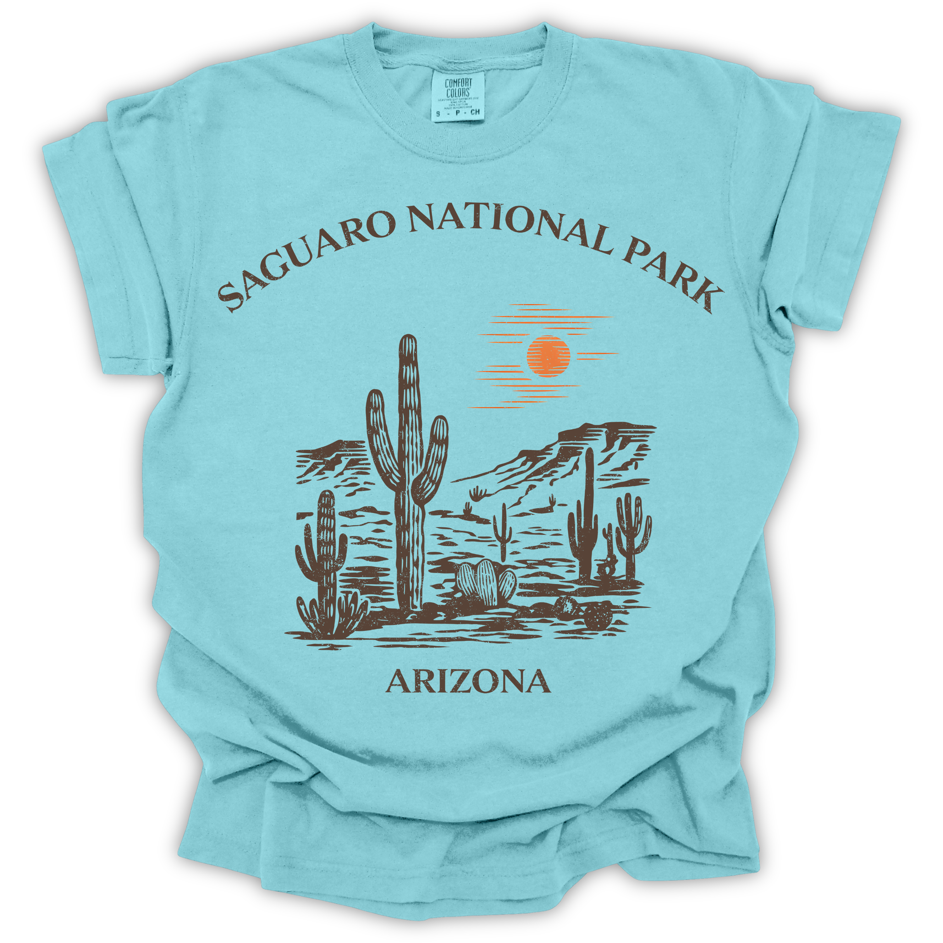 Saguaro National Park Desert T-Shirt – Comfort Colors Relaxed Fit