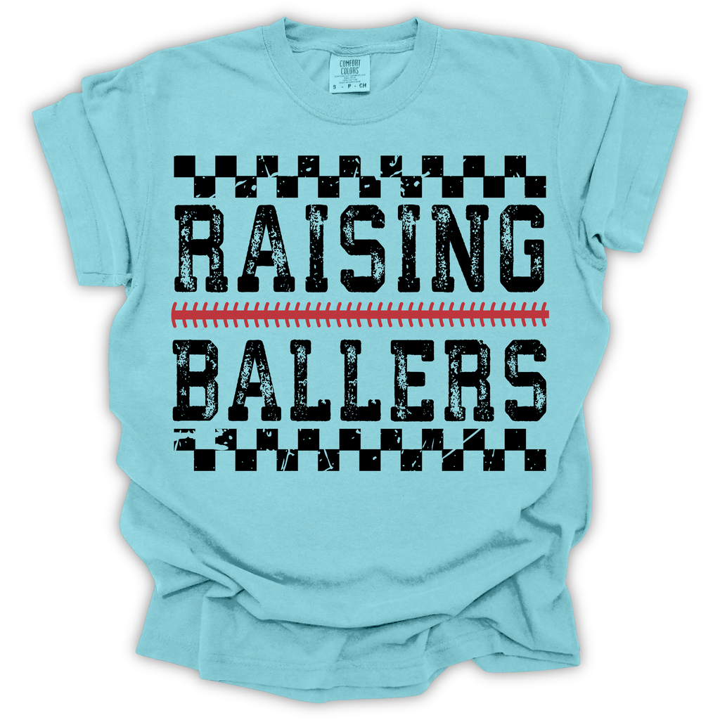 Raising Ballers Baseball Mom/Dad T-Shirt – Comfort Colors Relaxed Fit