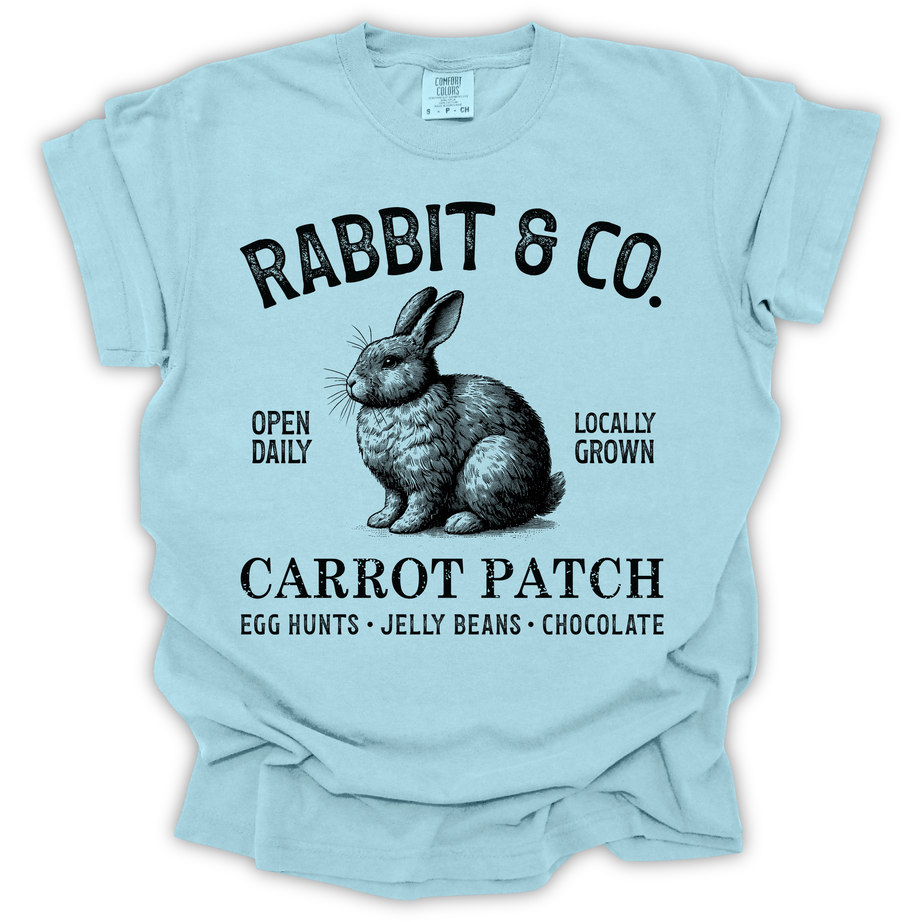 Rabbit & Co. Easter T-Shirt – Comfort Colors Relaxed Fit