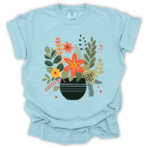Boho Botanical T-Shirt – Comfort Colors Relaxed Fit
