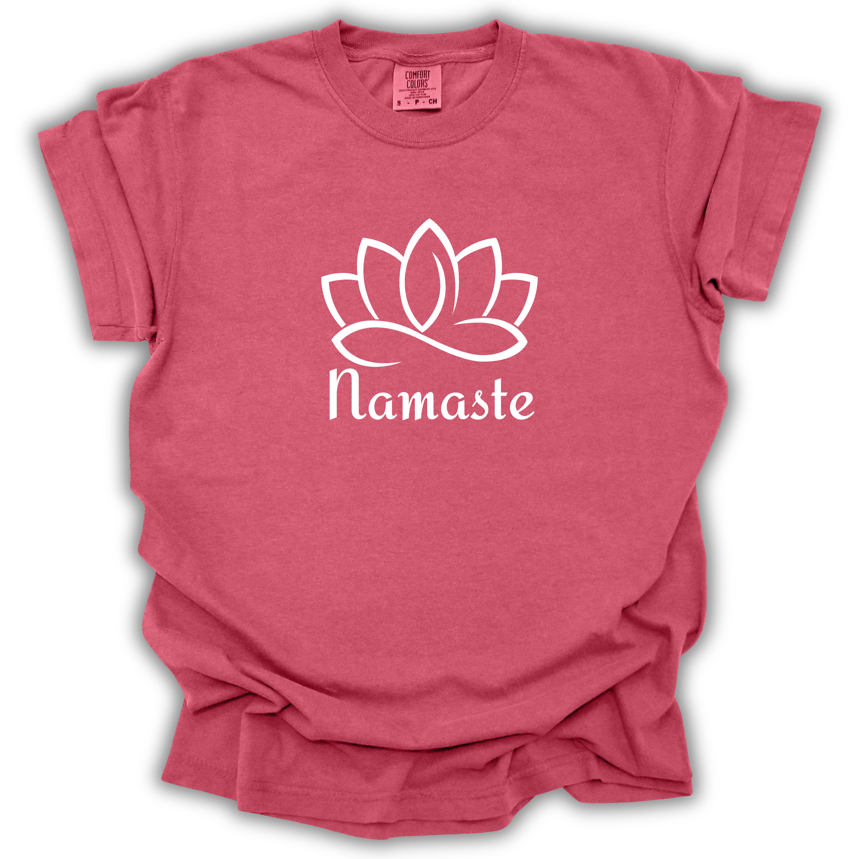 Namaste Lotus Yoga & Meditation Tee - Comfort Colors Relaxed Fit