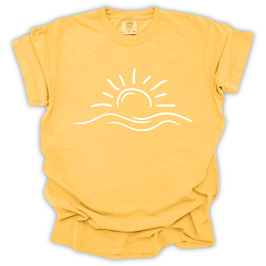 Sunrise Wave Tee - Comfort Colors Relaxed Fit