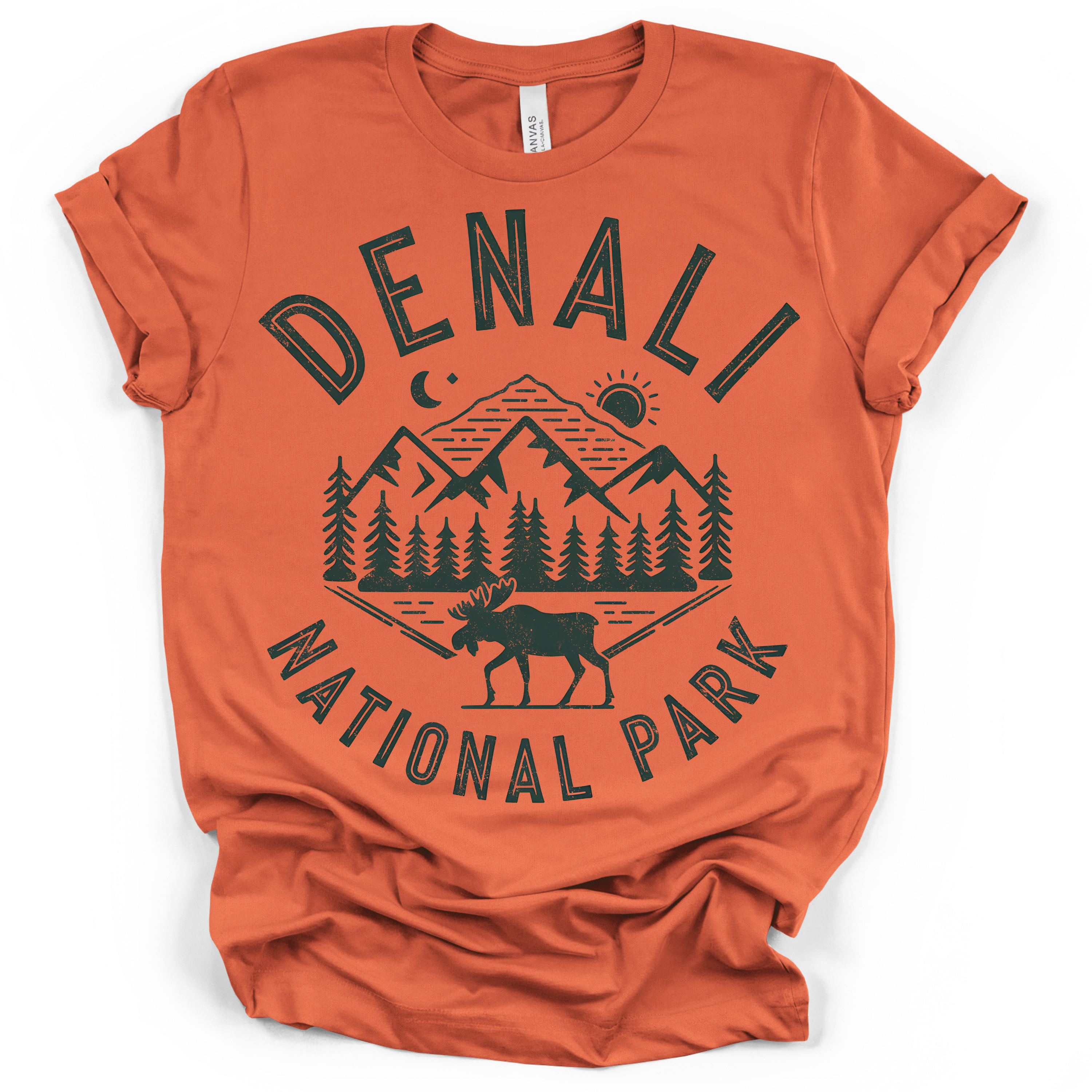 Denali National Park Moose T-Shirt – Bella + Canvas Modern Fit