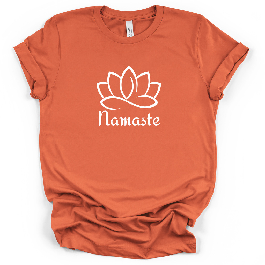 Namaste Lotus Yoga & Meditation Tee - Bella + Canvas Modern Fit