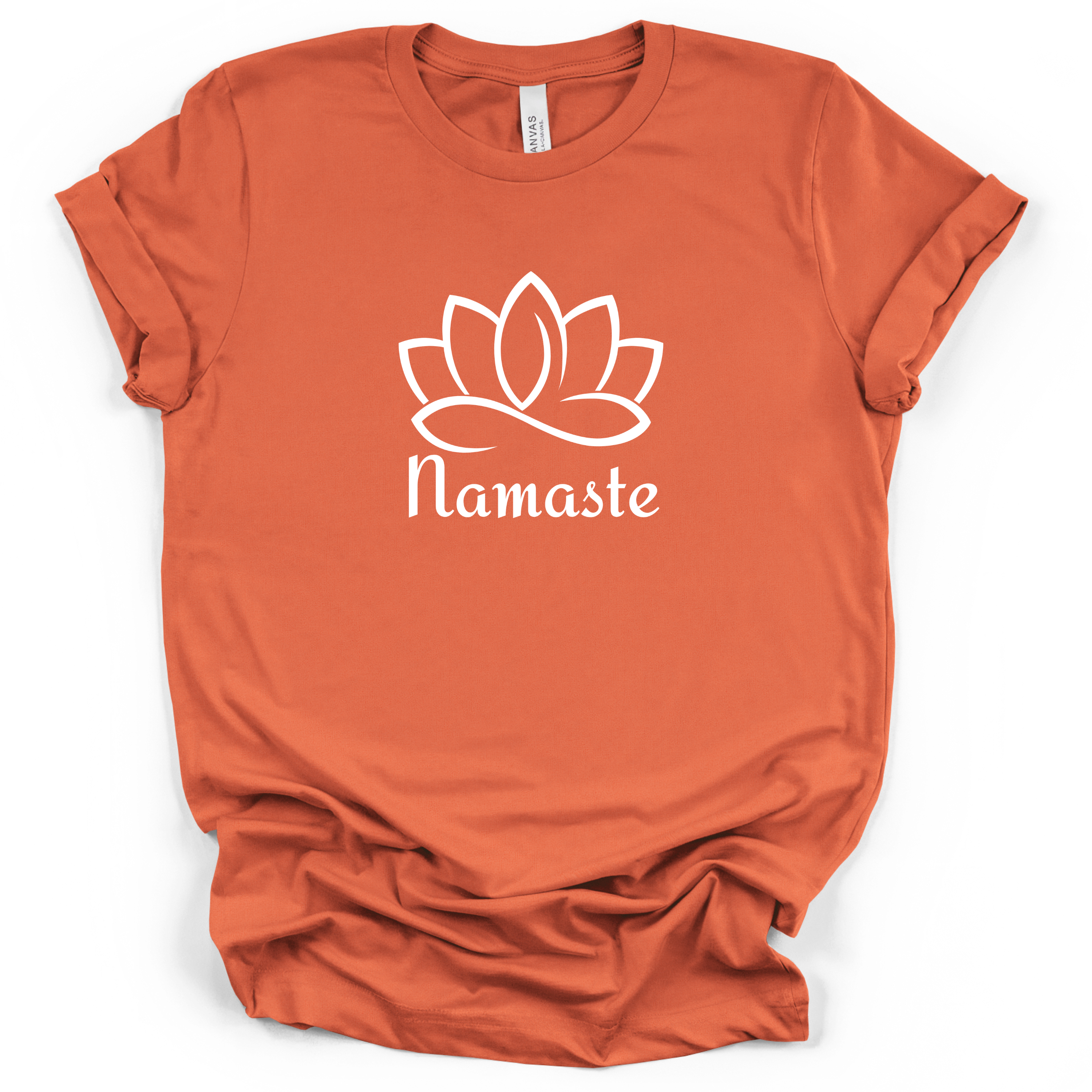 Namaste Lotus Yoga & Meditation Tee - Bella + Canvas Modern Fit