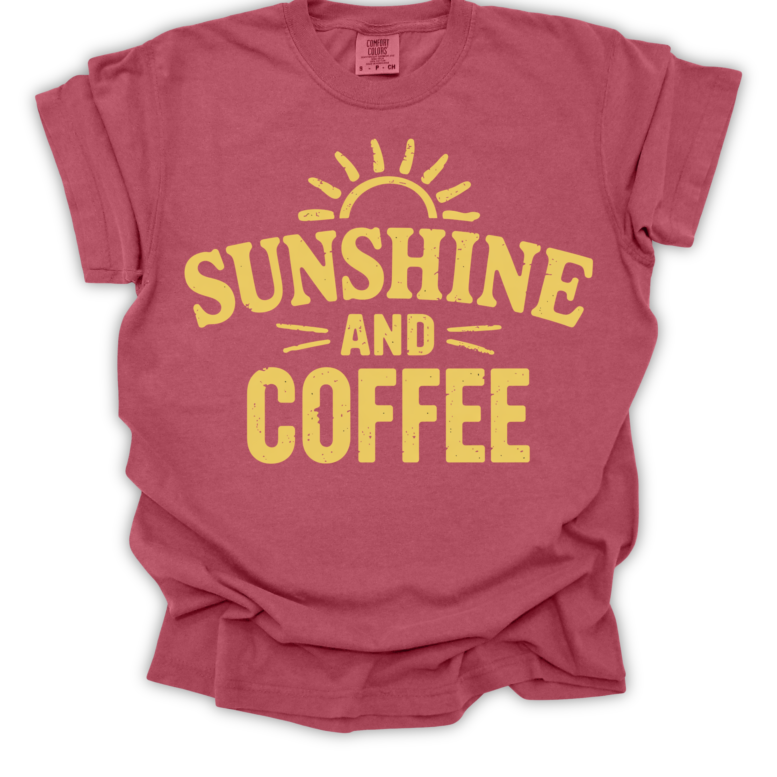 Sunshine and Coffee T-Shirt - Comfort Colors