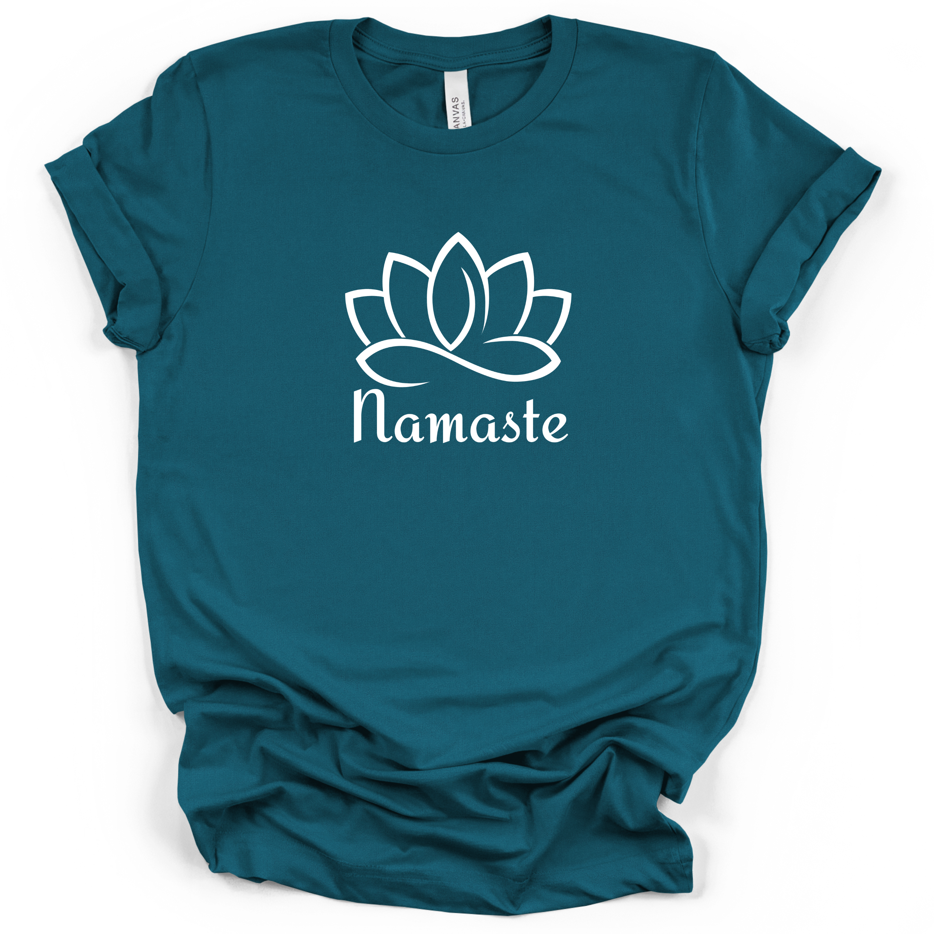 Namaste Lotus Yoga & Meditation Tee - Bella + Canvas Modern Fit