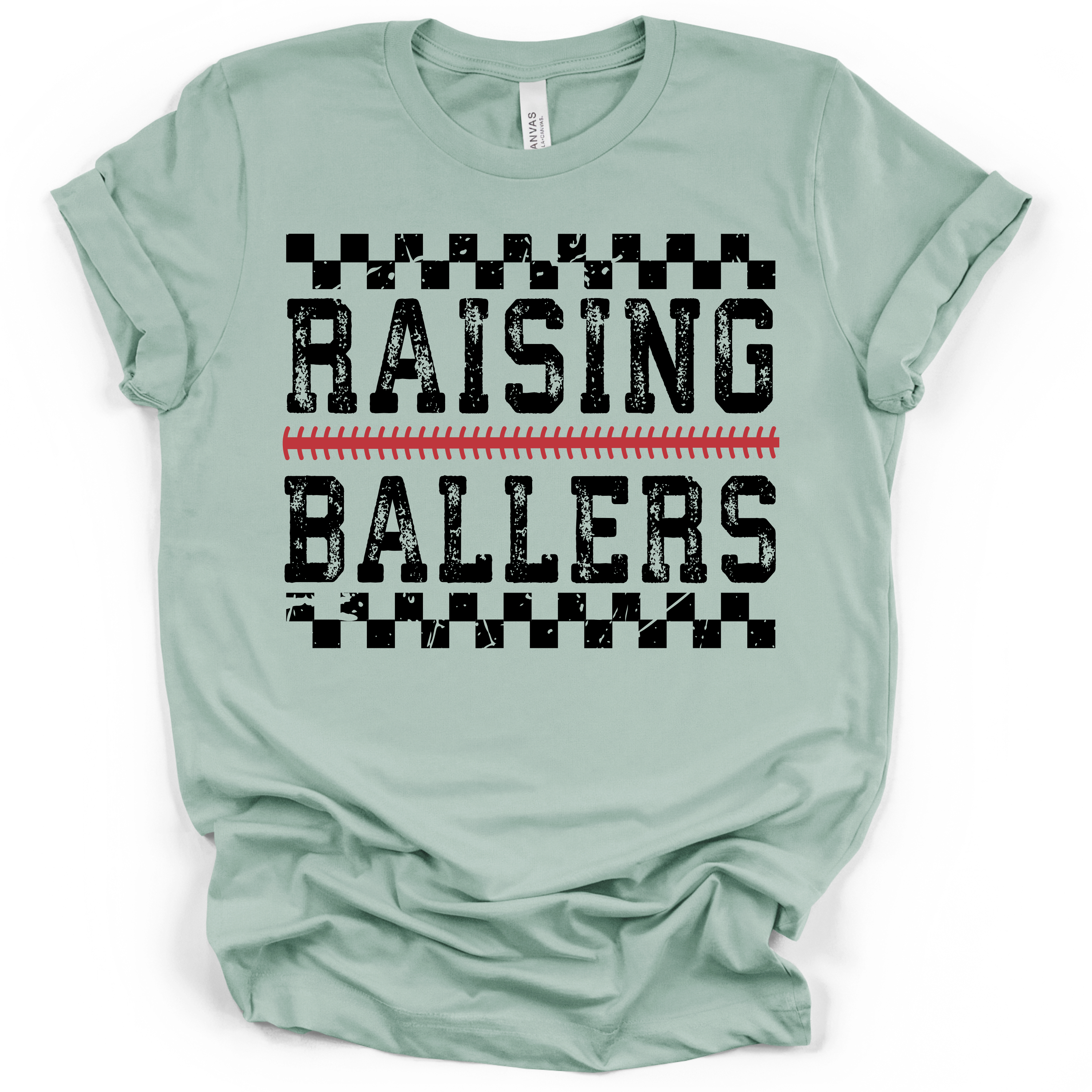 Raising Ballers Baseball Mom/Dad T-Shirt – Bella + Canvas Modern Fit