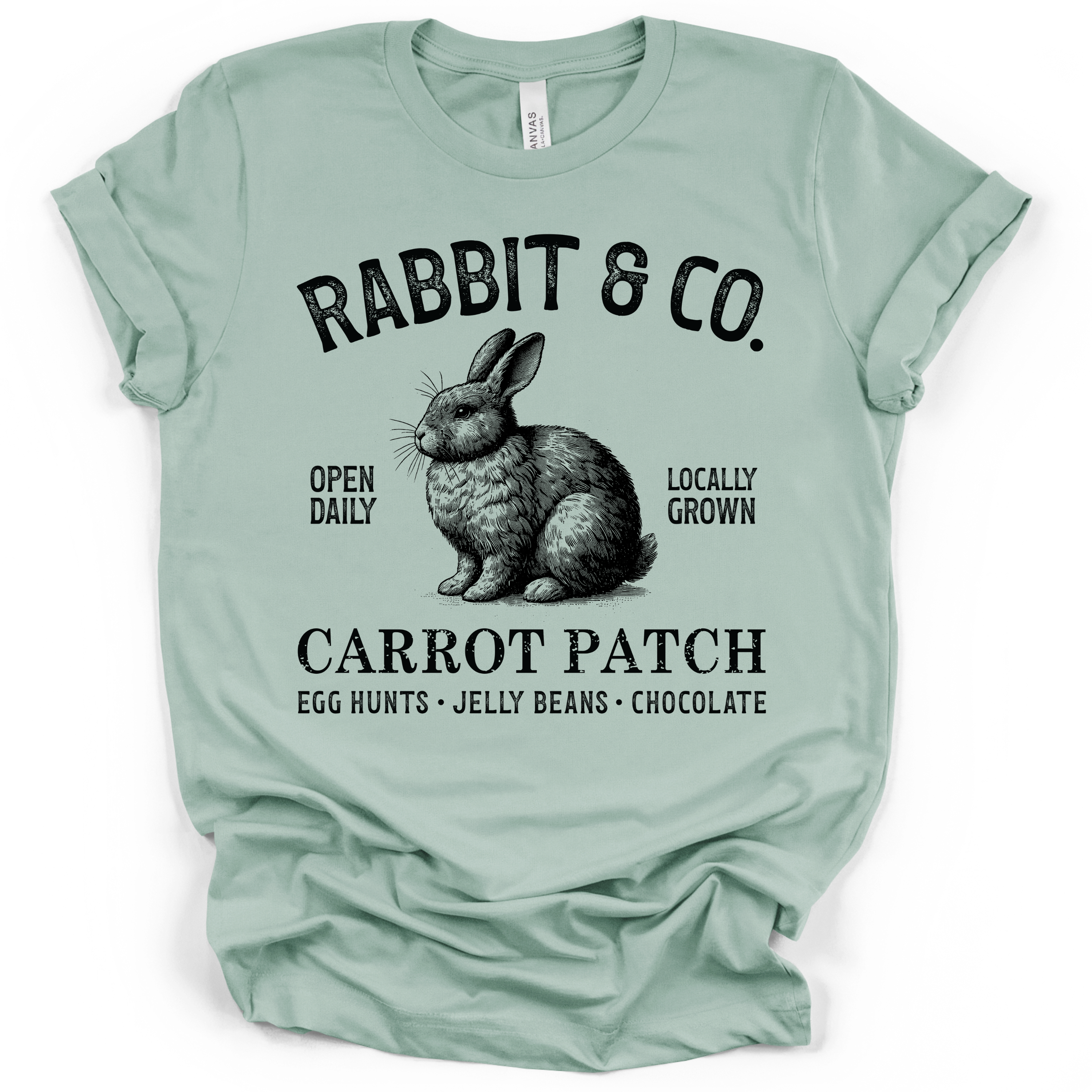 Rabbit & Co. Easter T-Shirt – Bella + Canvas Modern Fit