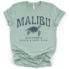 Malibu California Beach & Surf Club Tee – Bella + Canvas Modern Fit