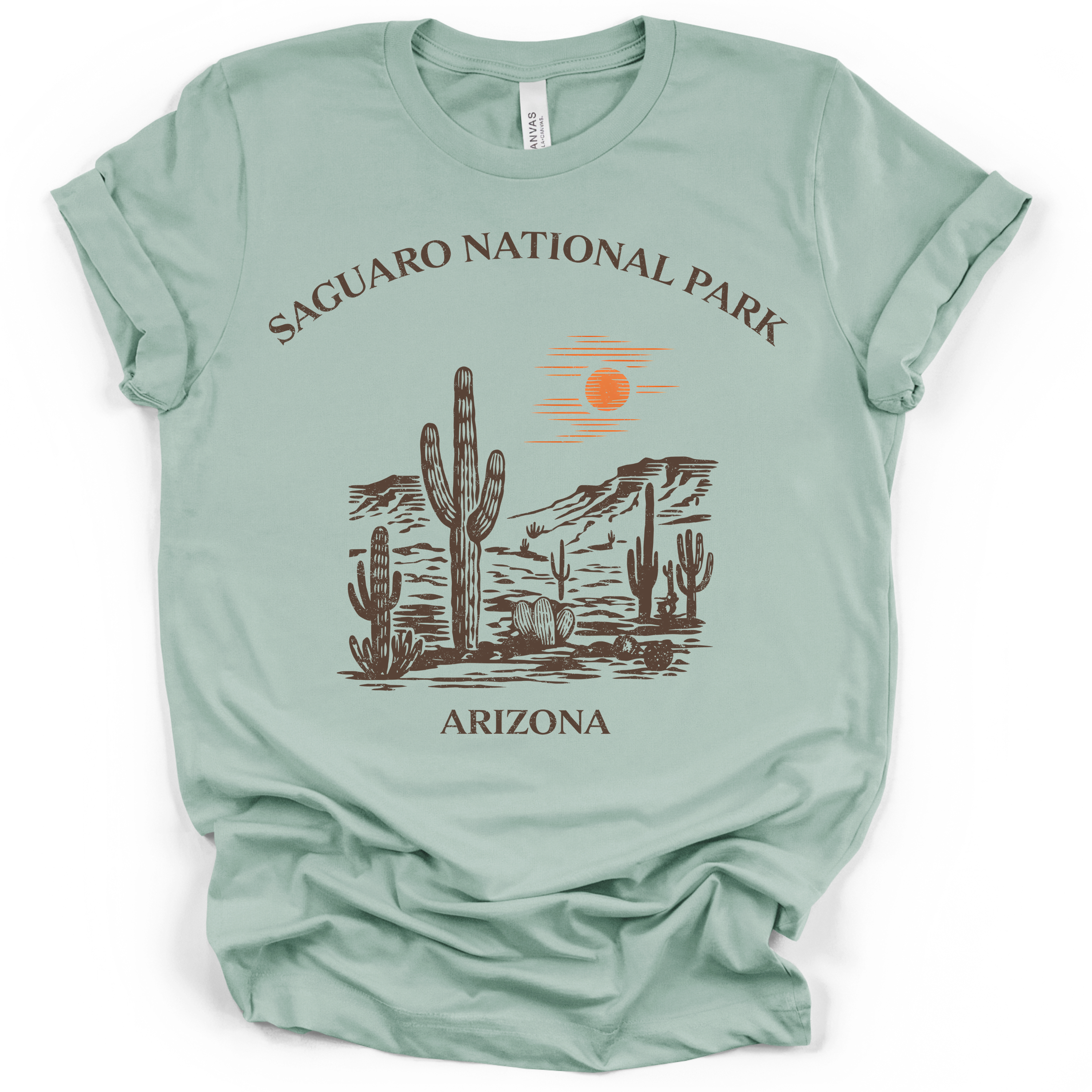 Saguaro National Park Desert T-Shirt – Bella + Canvas Modern Fit