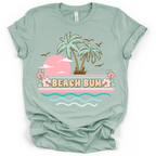 Beach Bum Palm Trees Tee – Bella + Canvas Modern Fit