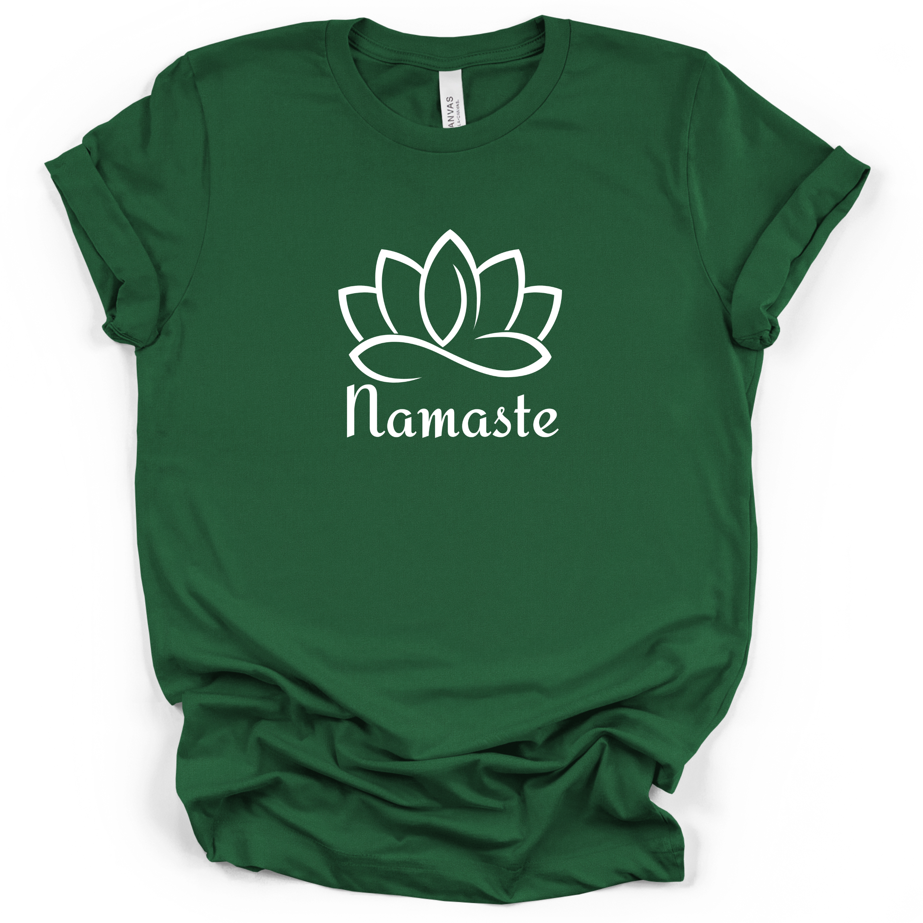 Namaste Lotus Yoga & Meditation Tee - Bella + Canvas Modern Fit