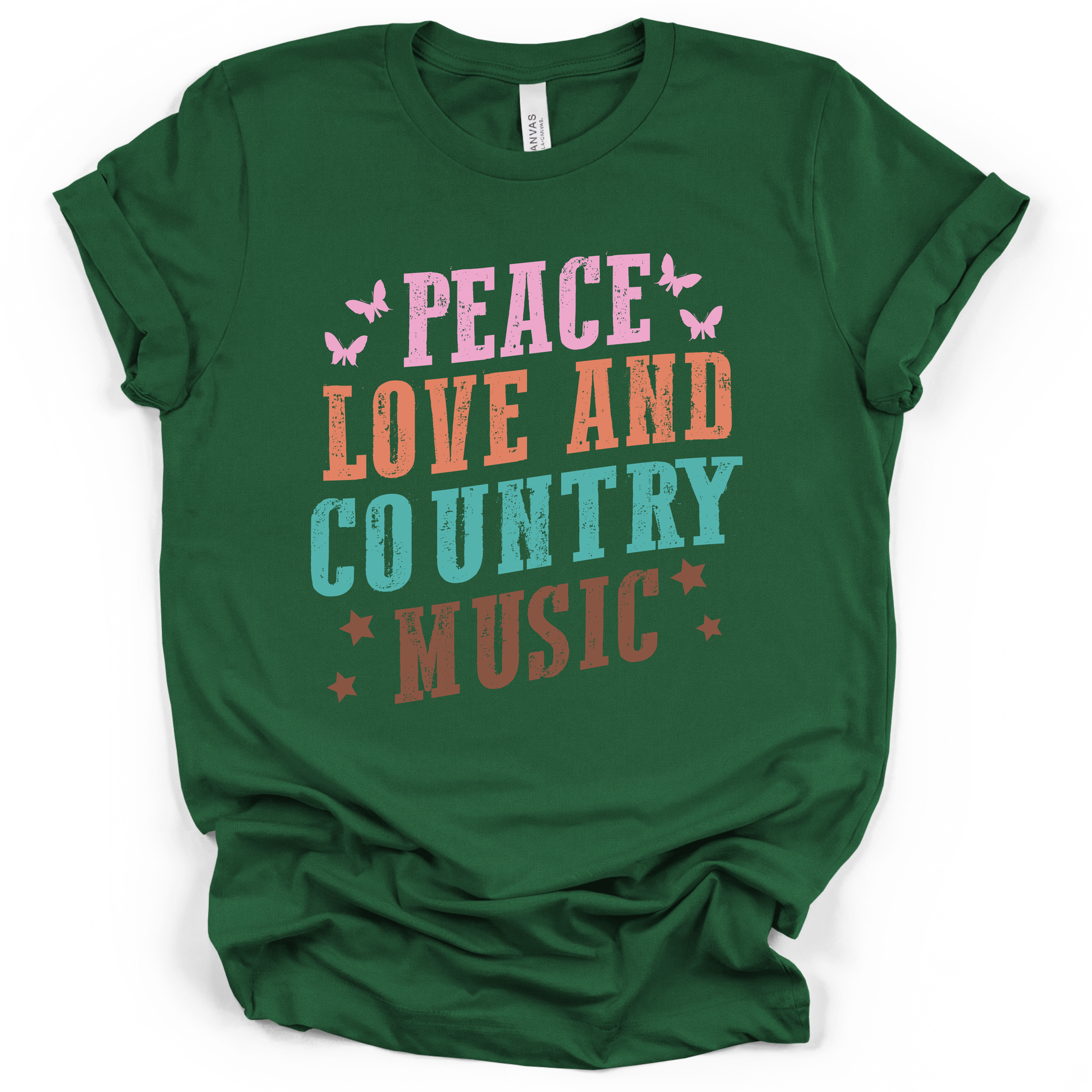 Country Music Lover Tee – Bella + Canvas Modern Fit | Country Music Shirt