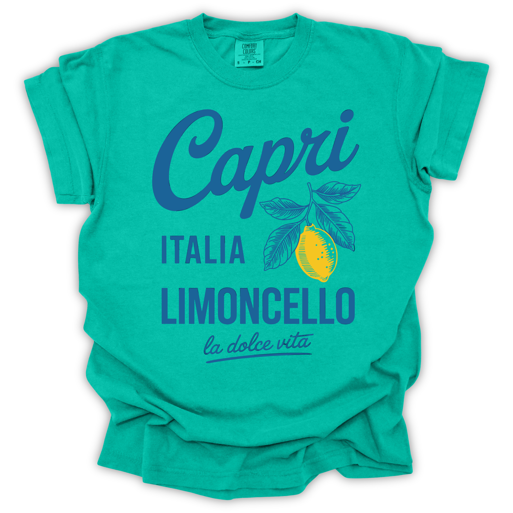 Capri Italia Limoncello Lemons T-Shirt – Comfort Colors Relaxed Fit