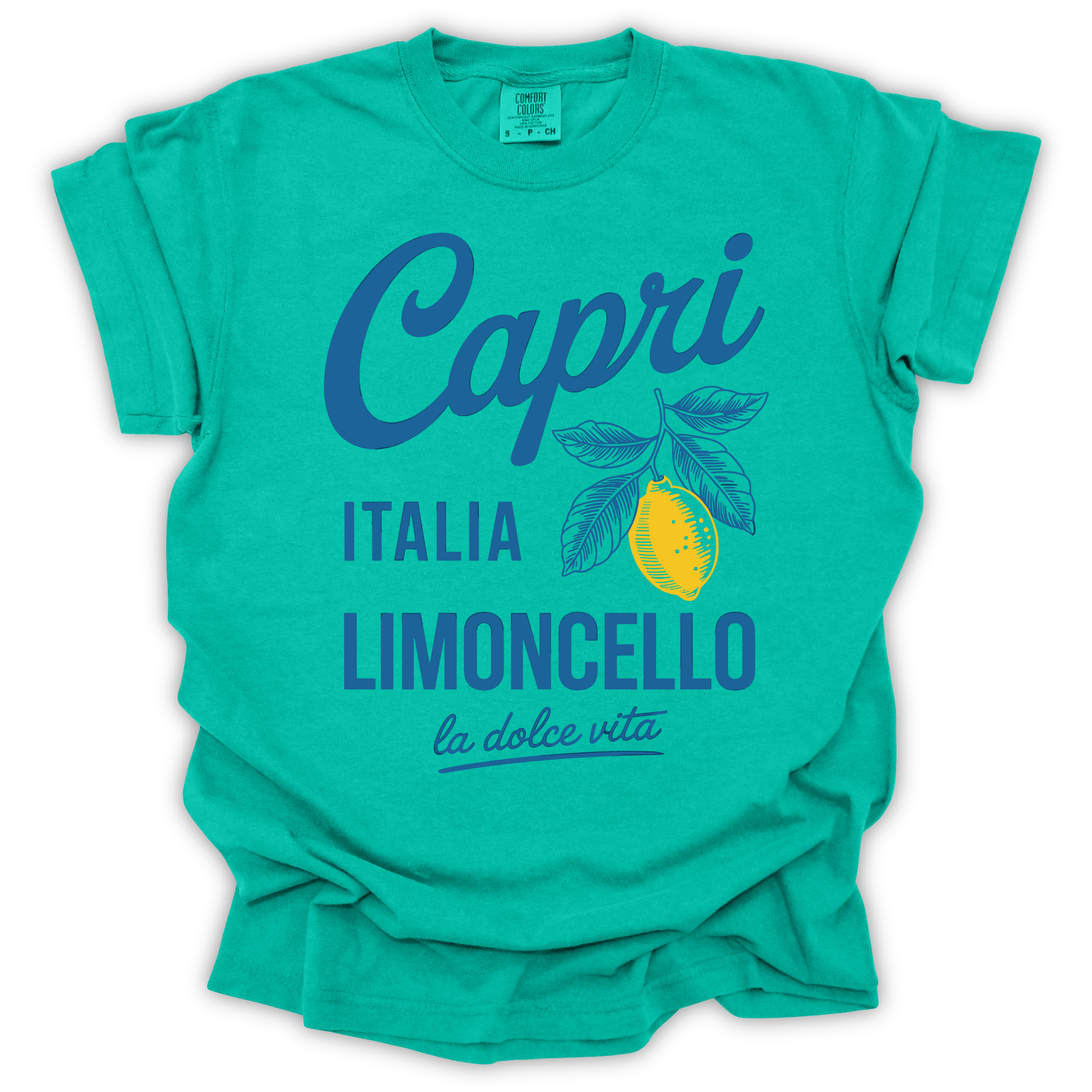 Capri Italia Limoncello Lemons T-Shirt – Comfort Colors Relaxed Fit