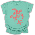 Sea Turtle & Starfish