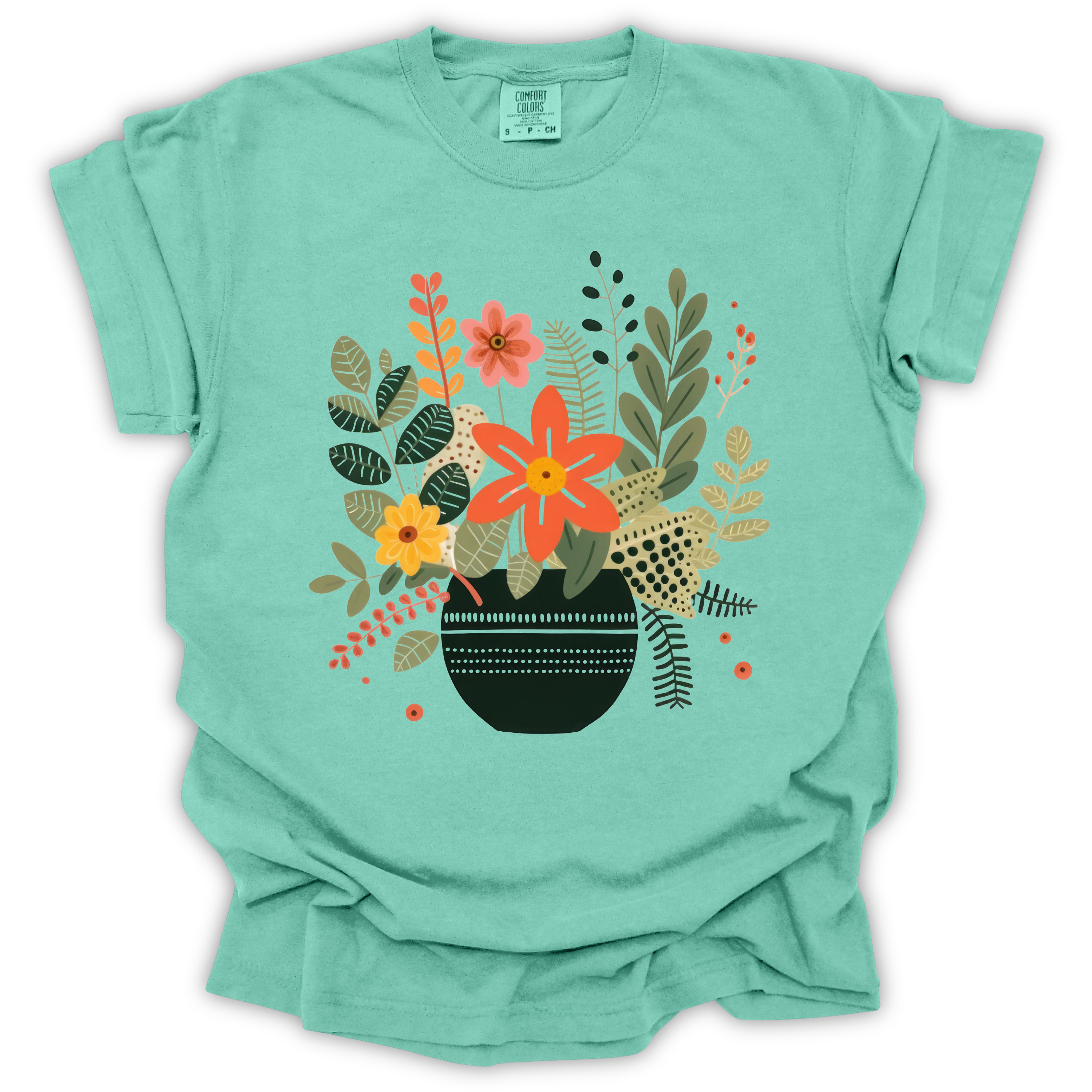 Boho Botanical T-Shirt – Comfort Colors Relaxed Fit