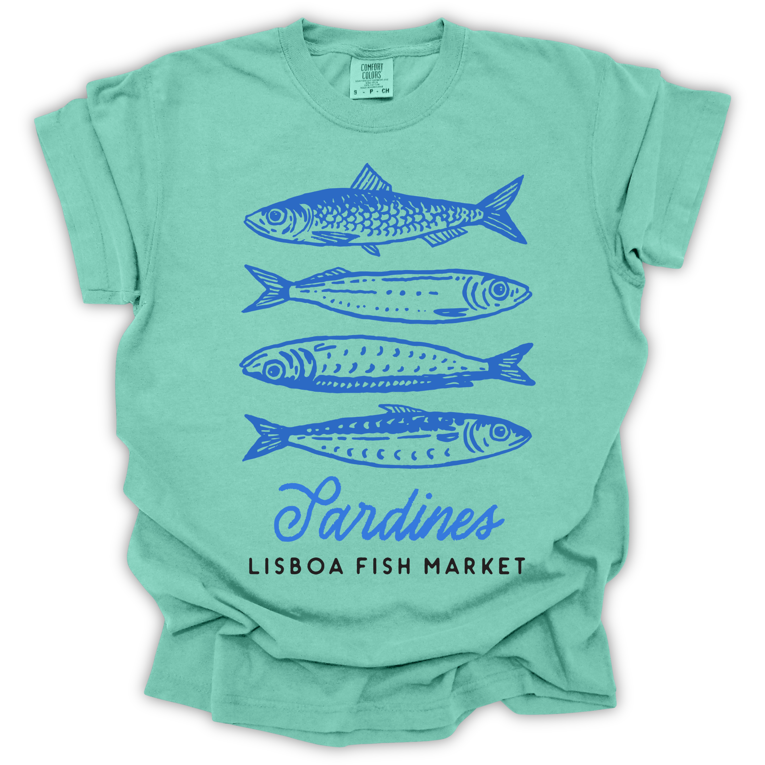 Sardines Fish Market T-Shirt – Comfort Colors Relaxed Fit