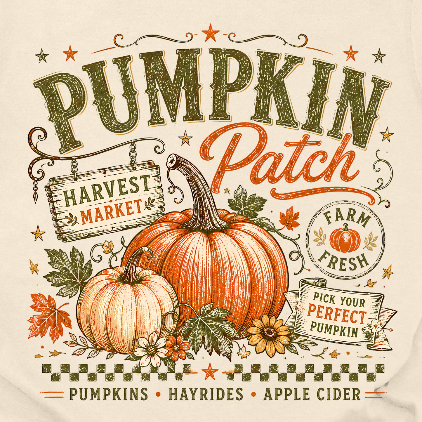 Vintage Pumpkin Patch