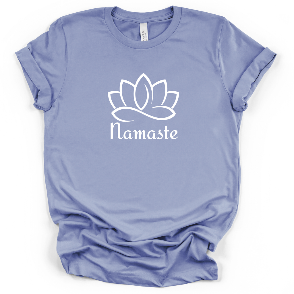Namaste Lotus Yoga & Meditation Tee - Bella + Canvas Modern Fit