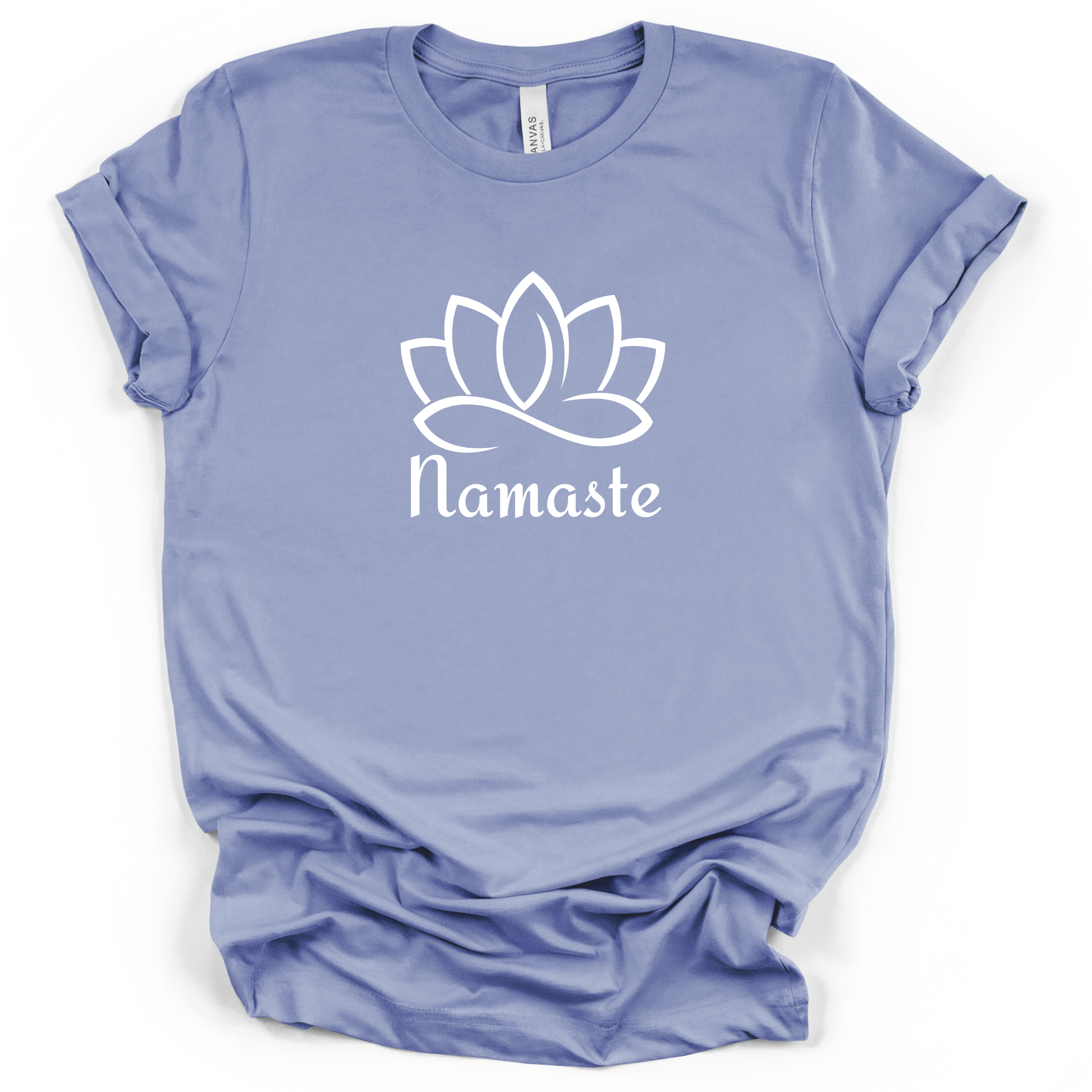 Namaste Lotus Yoga & Meditation Tee - Bella + Canvas Modern Fit