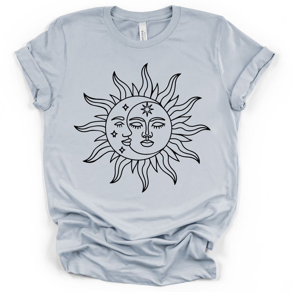 Celestial Sun & Moon T-Shirt – Bella + Canvas Modern Fit