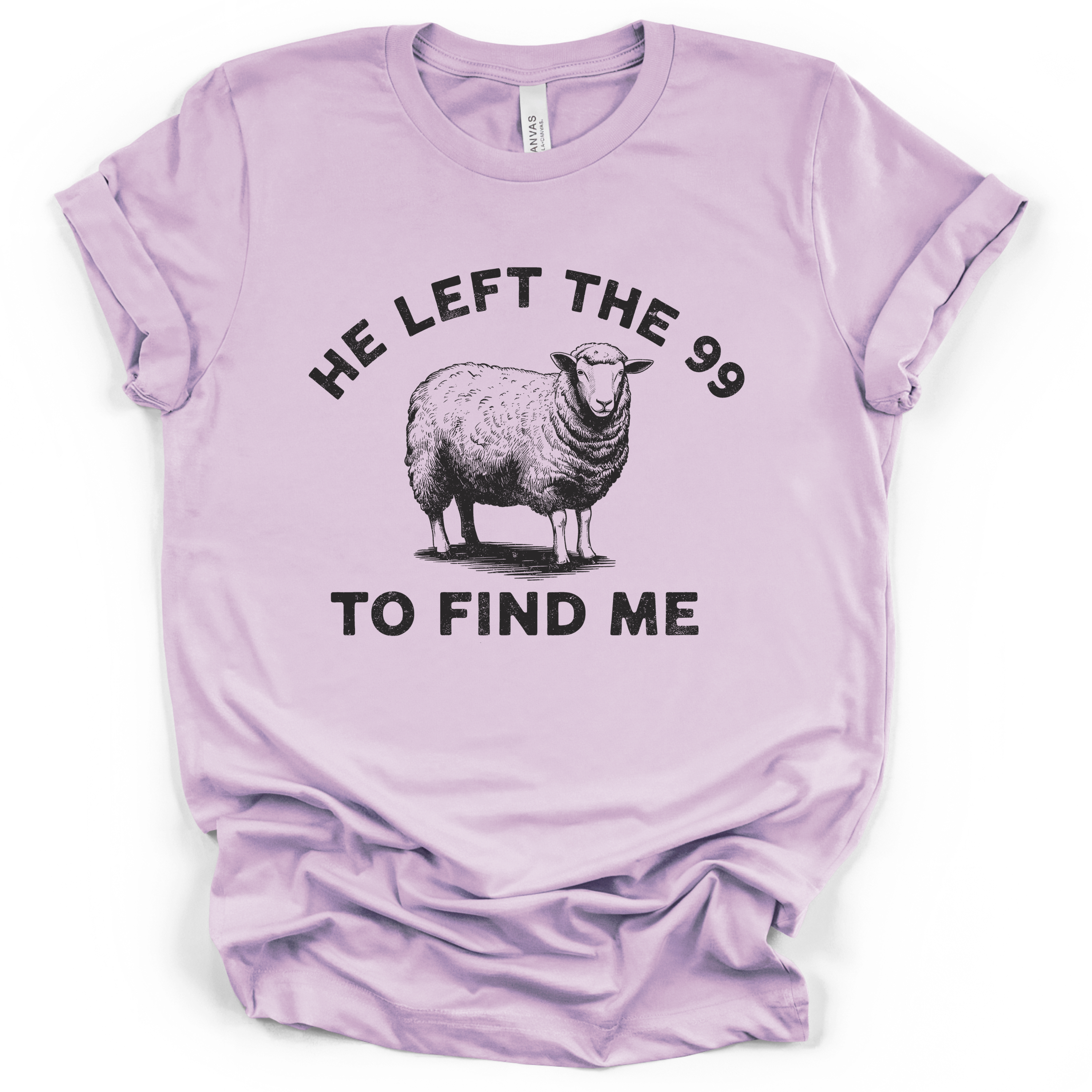 He Left The 99 Tee - Bella + Canvas Modern Fit