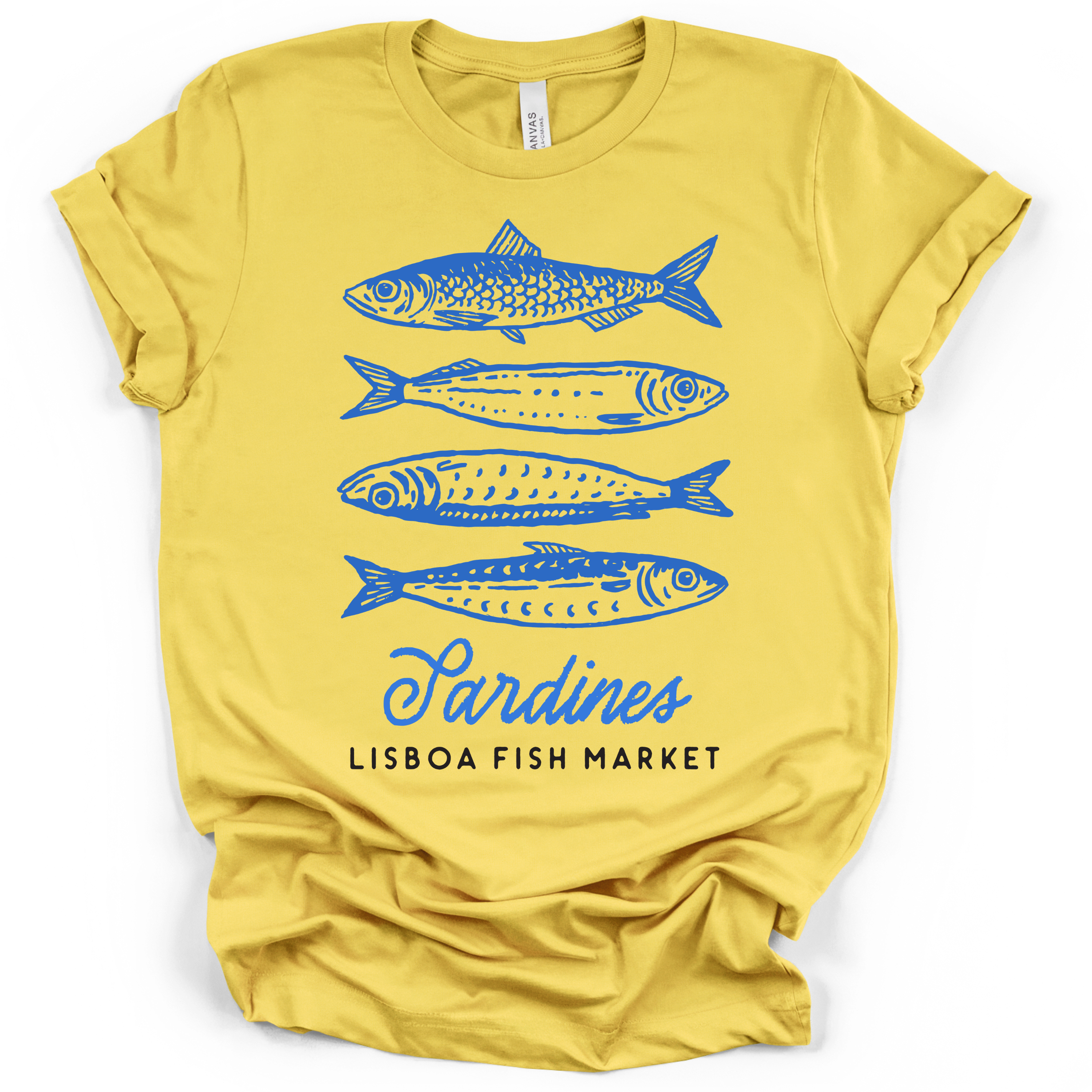 Sardines Fish Market T-Shirt – Bella + Canvas Modern Fit