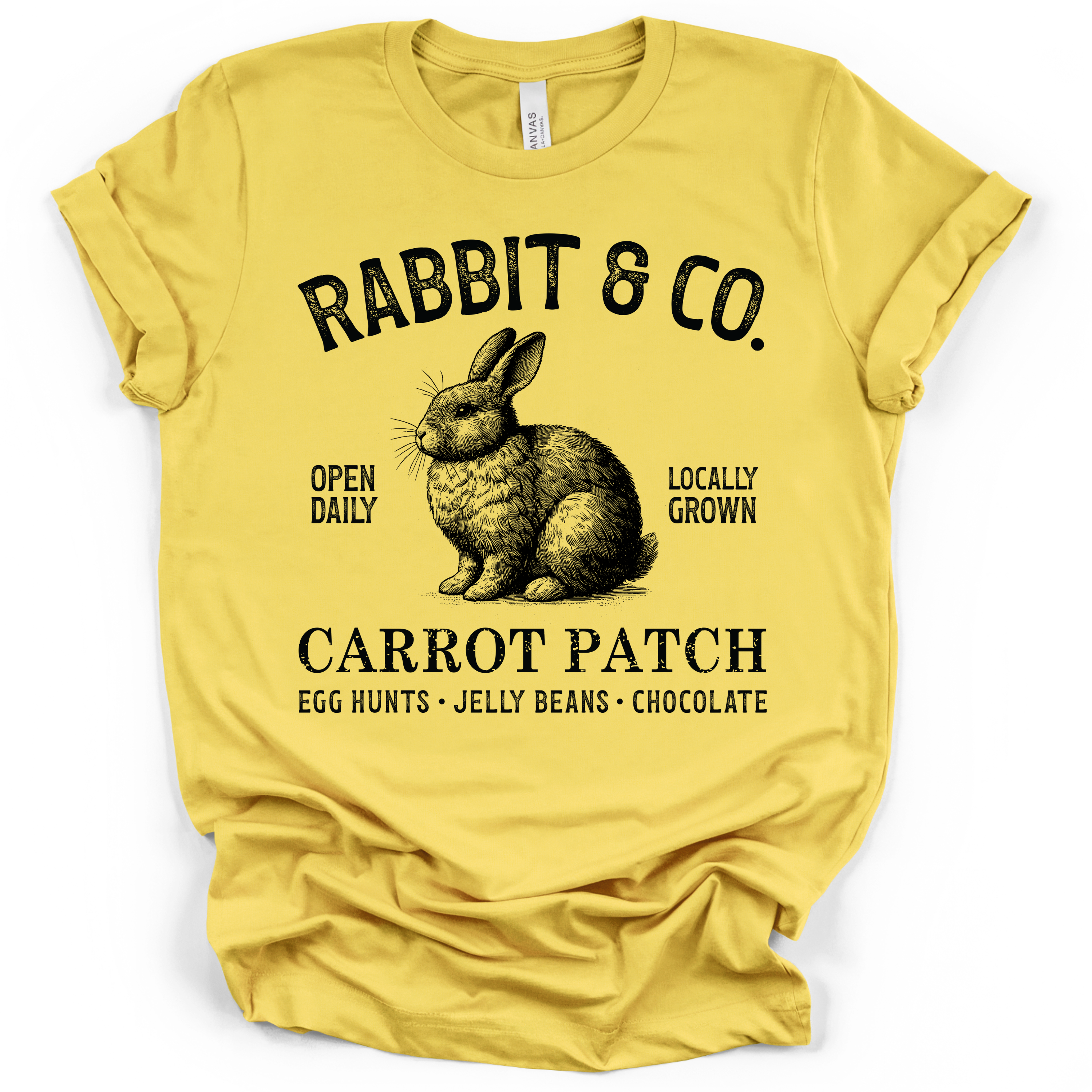 Rabbit & Co. Easter T-Shirt – Bella + Canvas Modern Fit