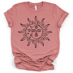 Celestial Sun & Moon T-Shirt – Bella + Canvas Modern Fit