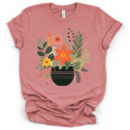 Boho Botanical T-Shirt – Bella + Canvas Modern Fit