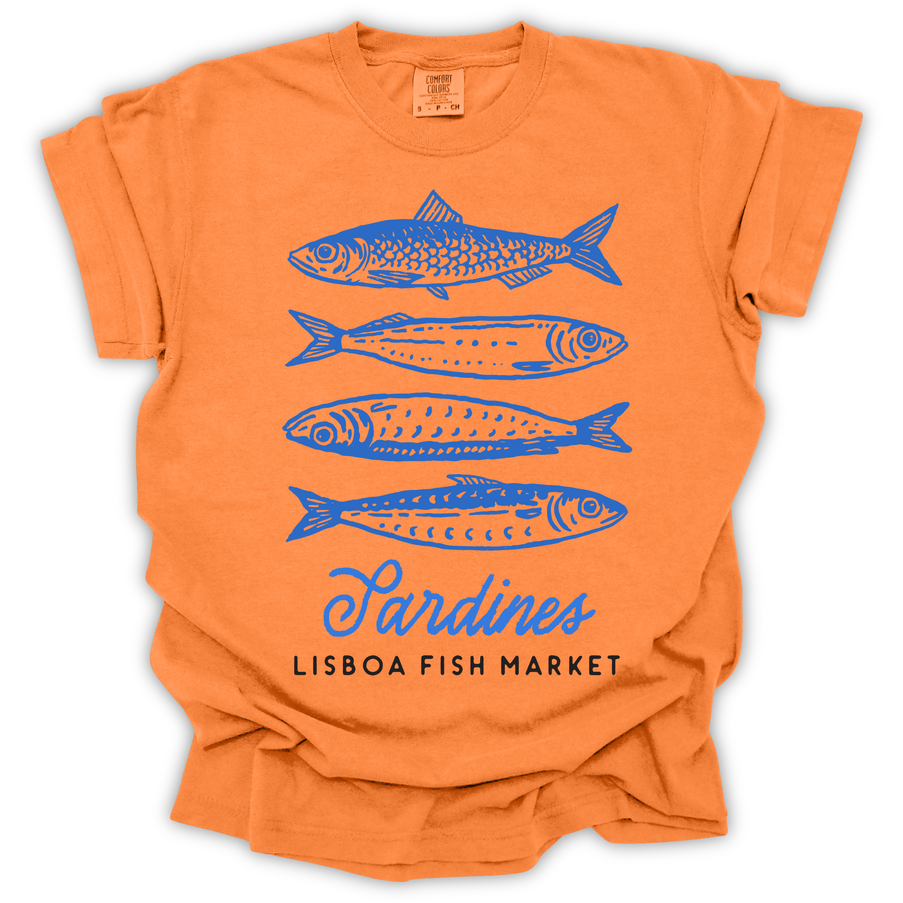 Sardines Fish Market T-Shirt – Comfort Colors Relaxed Fit