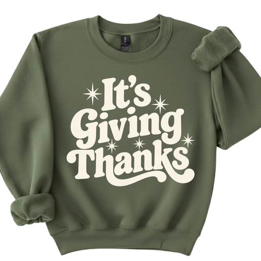 It’s Giving Thanks Crewneck