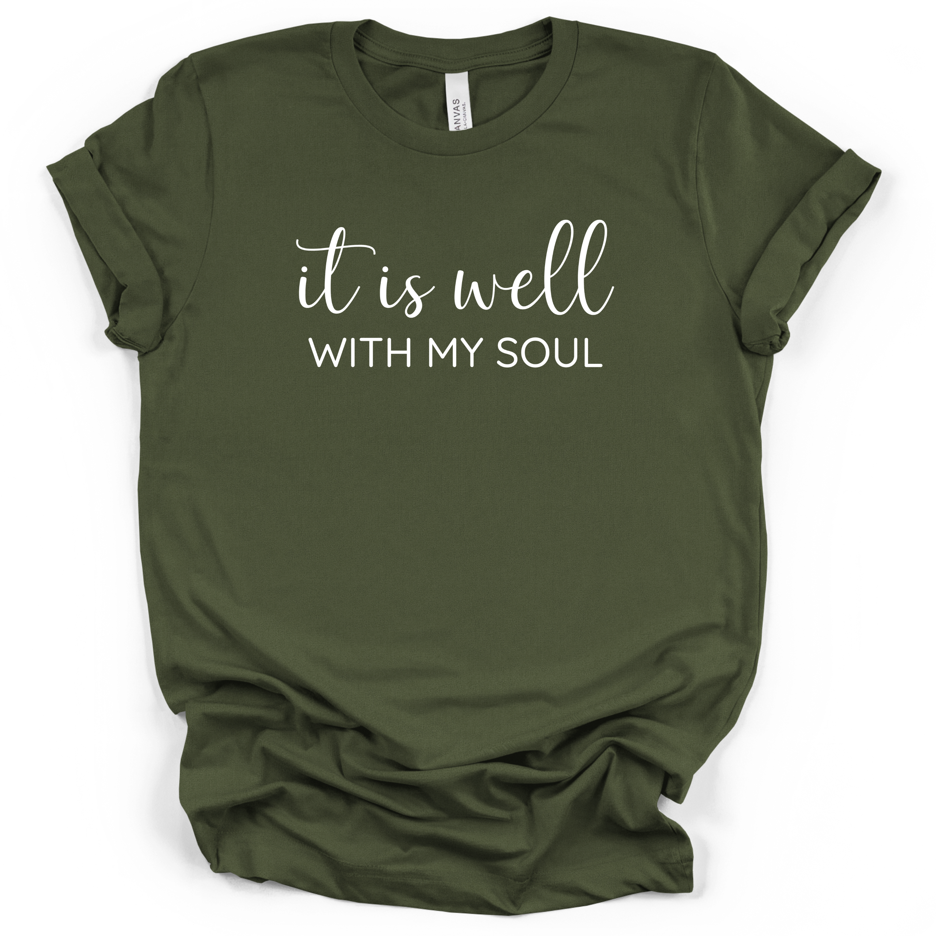 It Is Well With My Soul Tee - Bella + Canvas Modern Fit